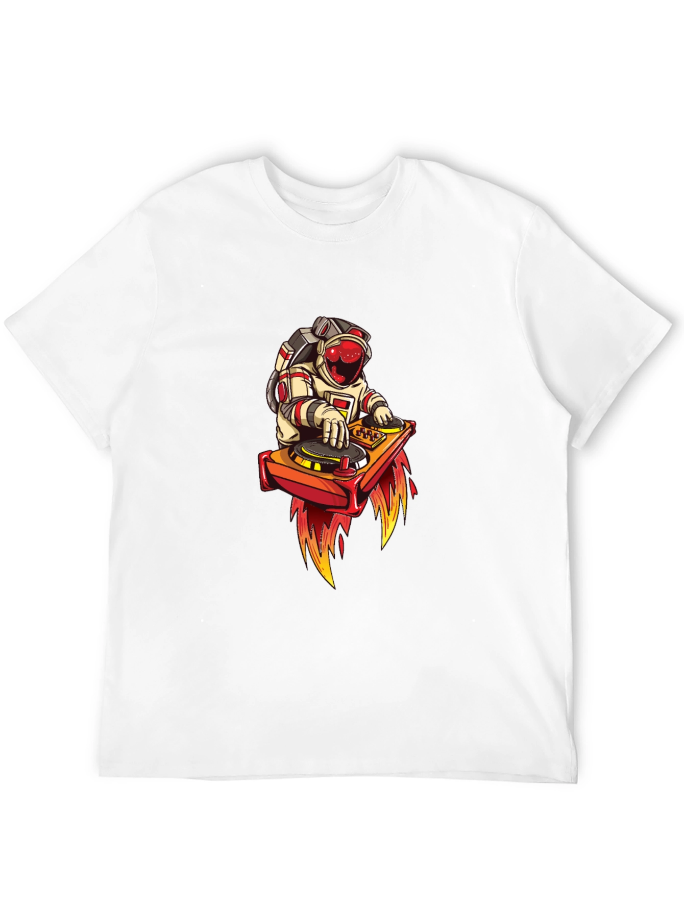 DJ Astronaut Black T-Shirt