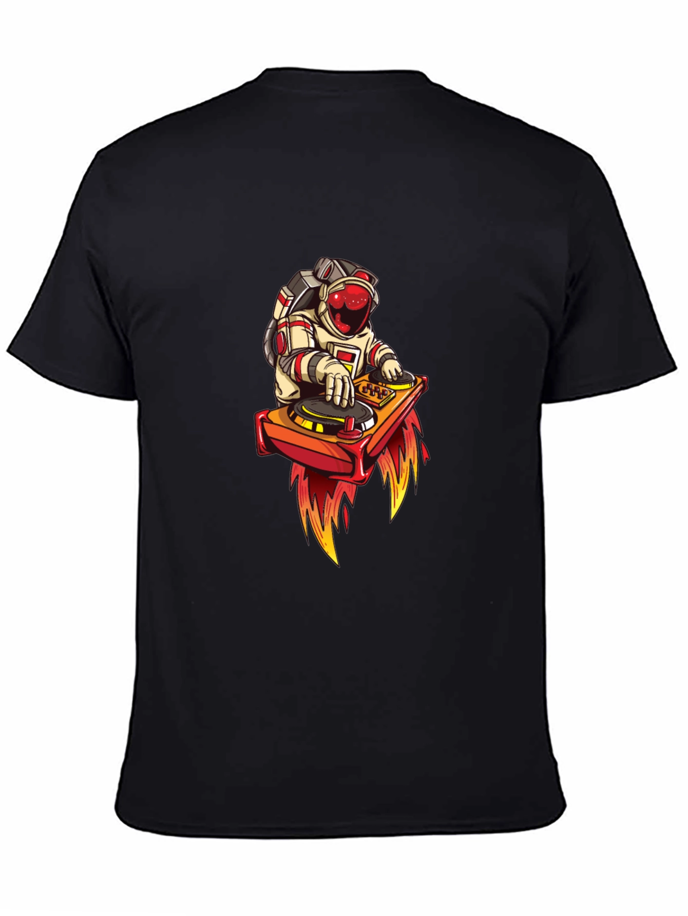 DJ Astronaut Black T-Shirt