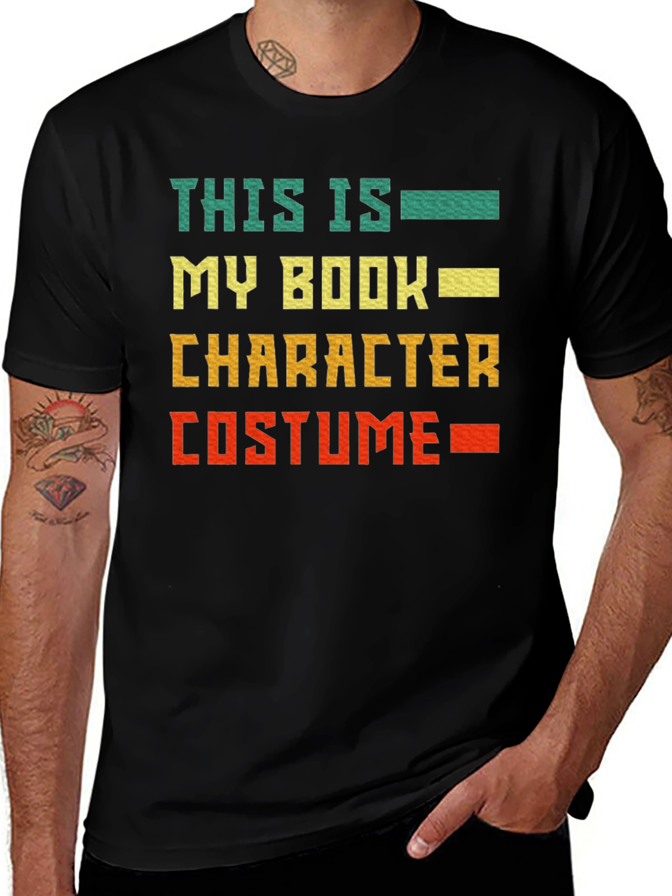 Book Character Costume Graphic Novelty T-Shirt