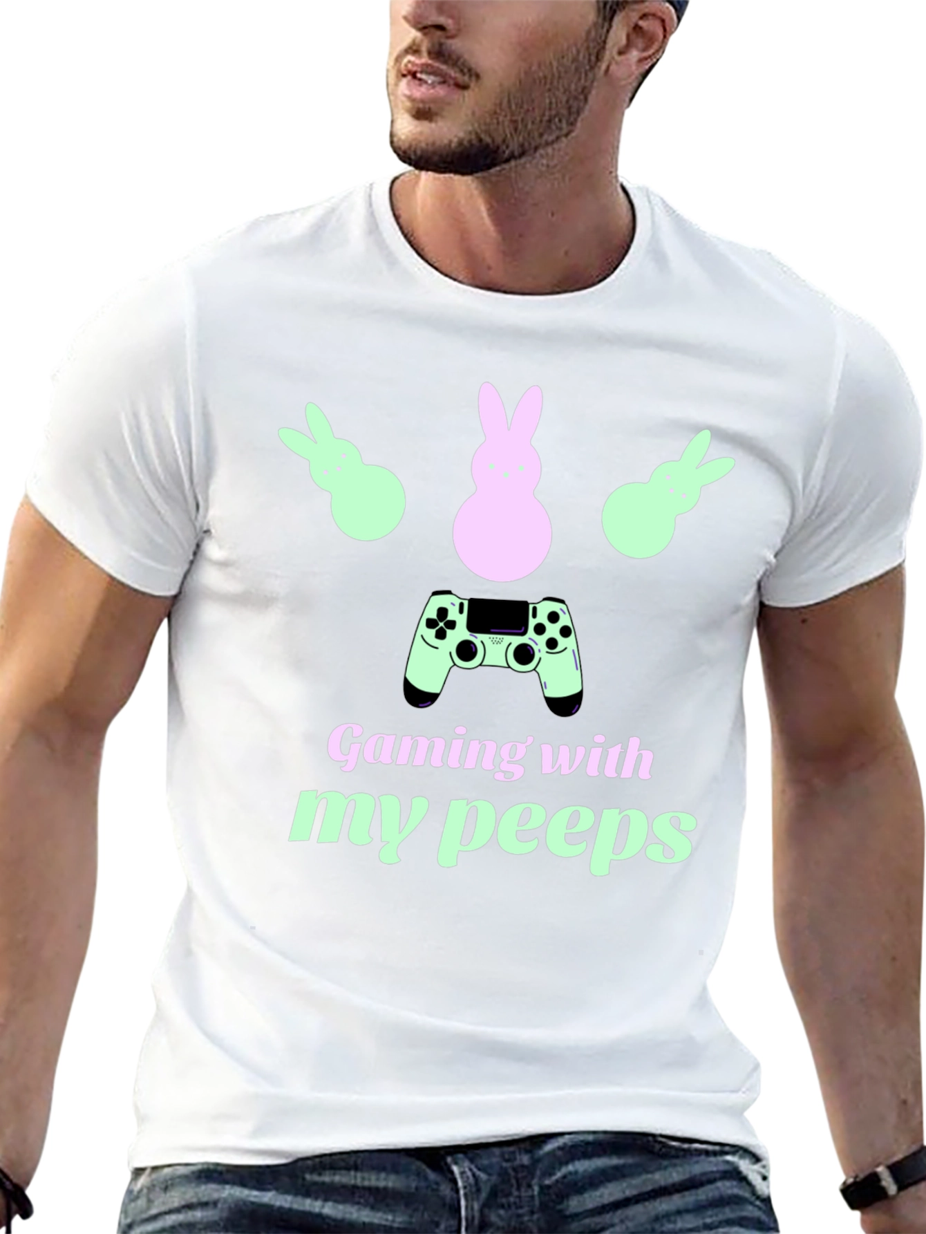 Gaming With My Peeps Easter T-Shirt