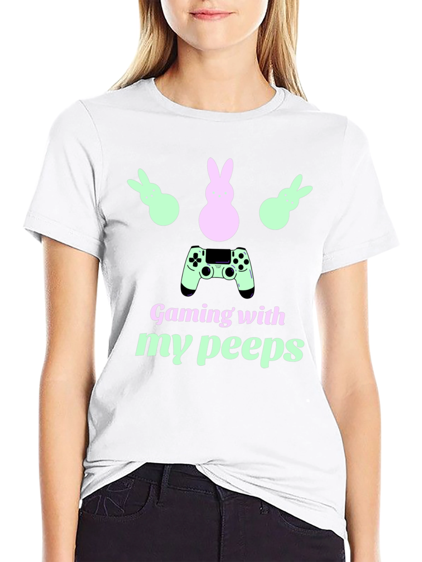Gaming With My Peeps Easter T-Shirt