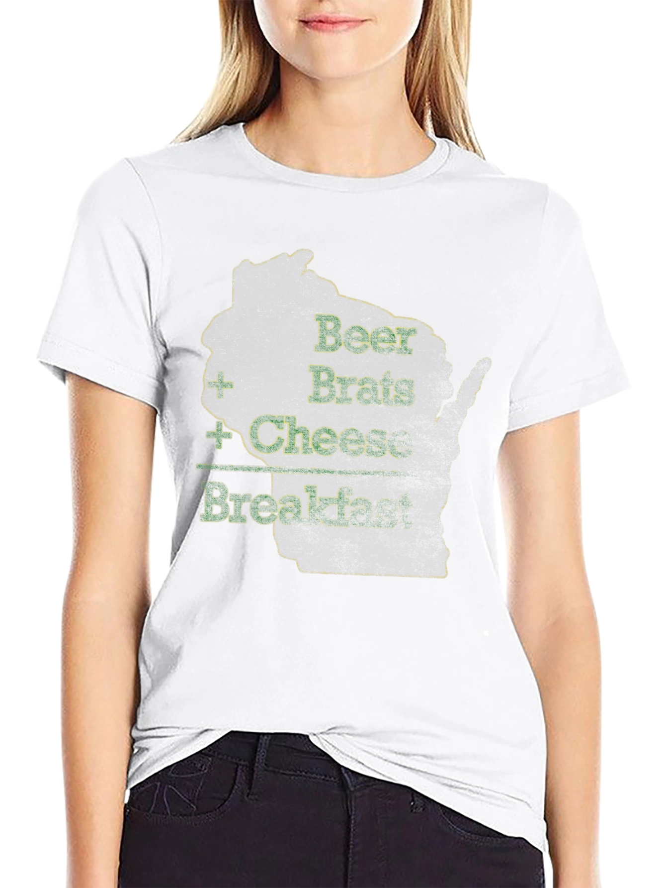 Beer Brats Cheese Breakfast Graphic Tee