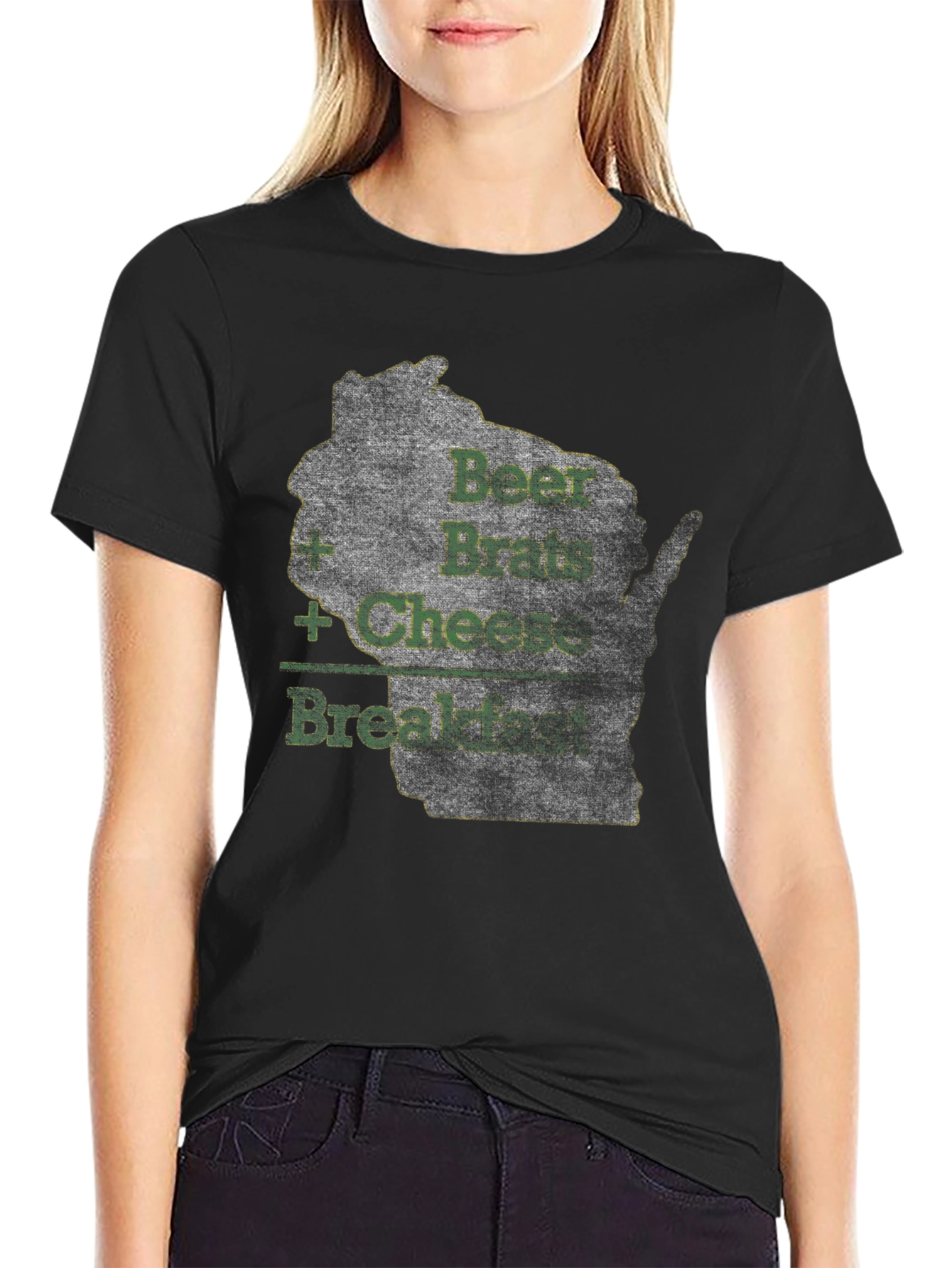 Beer Brats Cheese Breakfast Graphic Tee