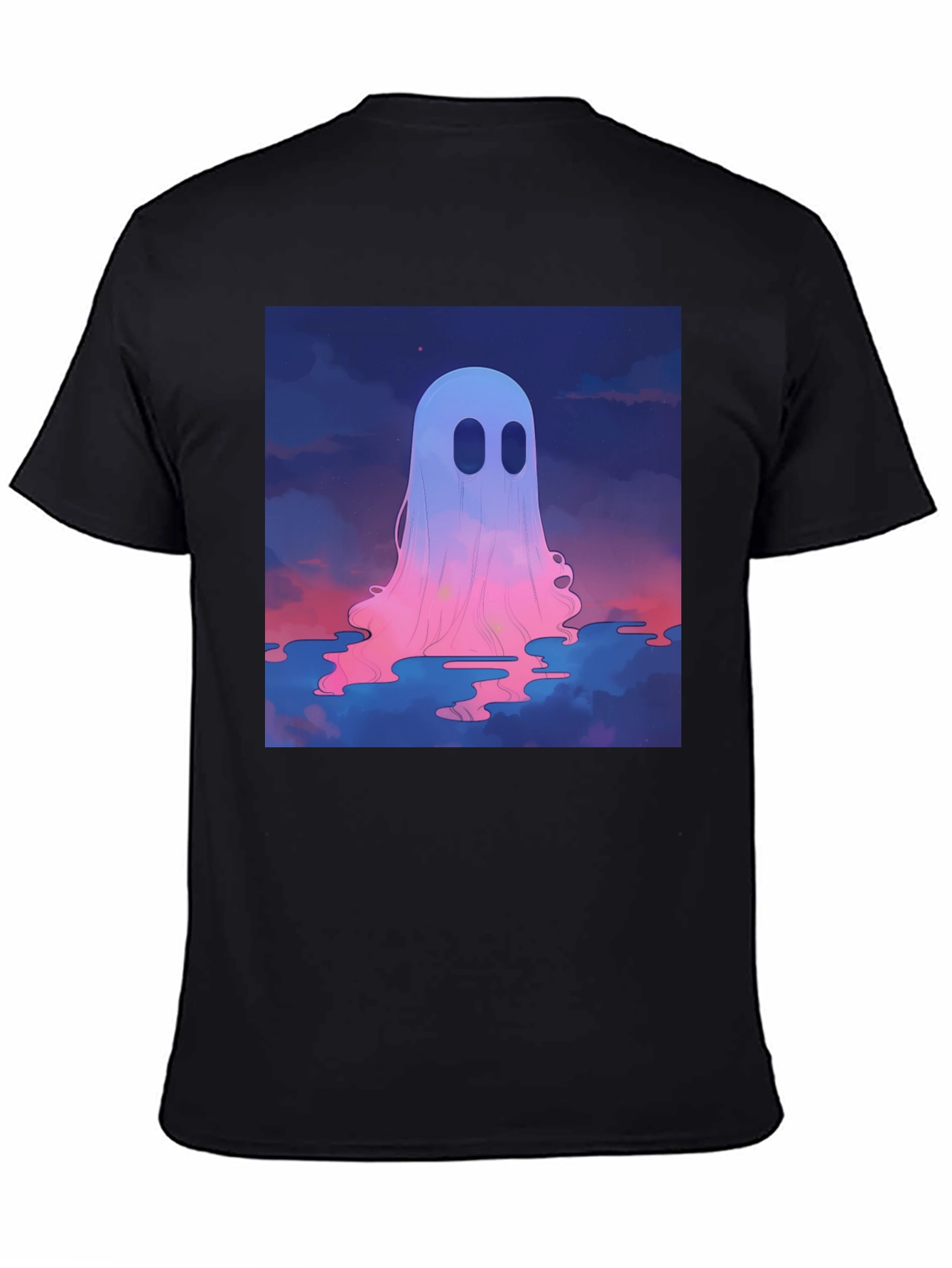 Ghost Graphic Black Tee