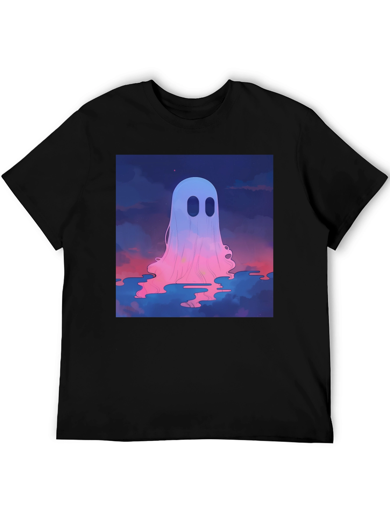 Ghost Graphic Black Tee