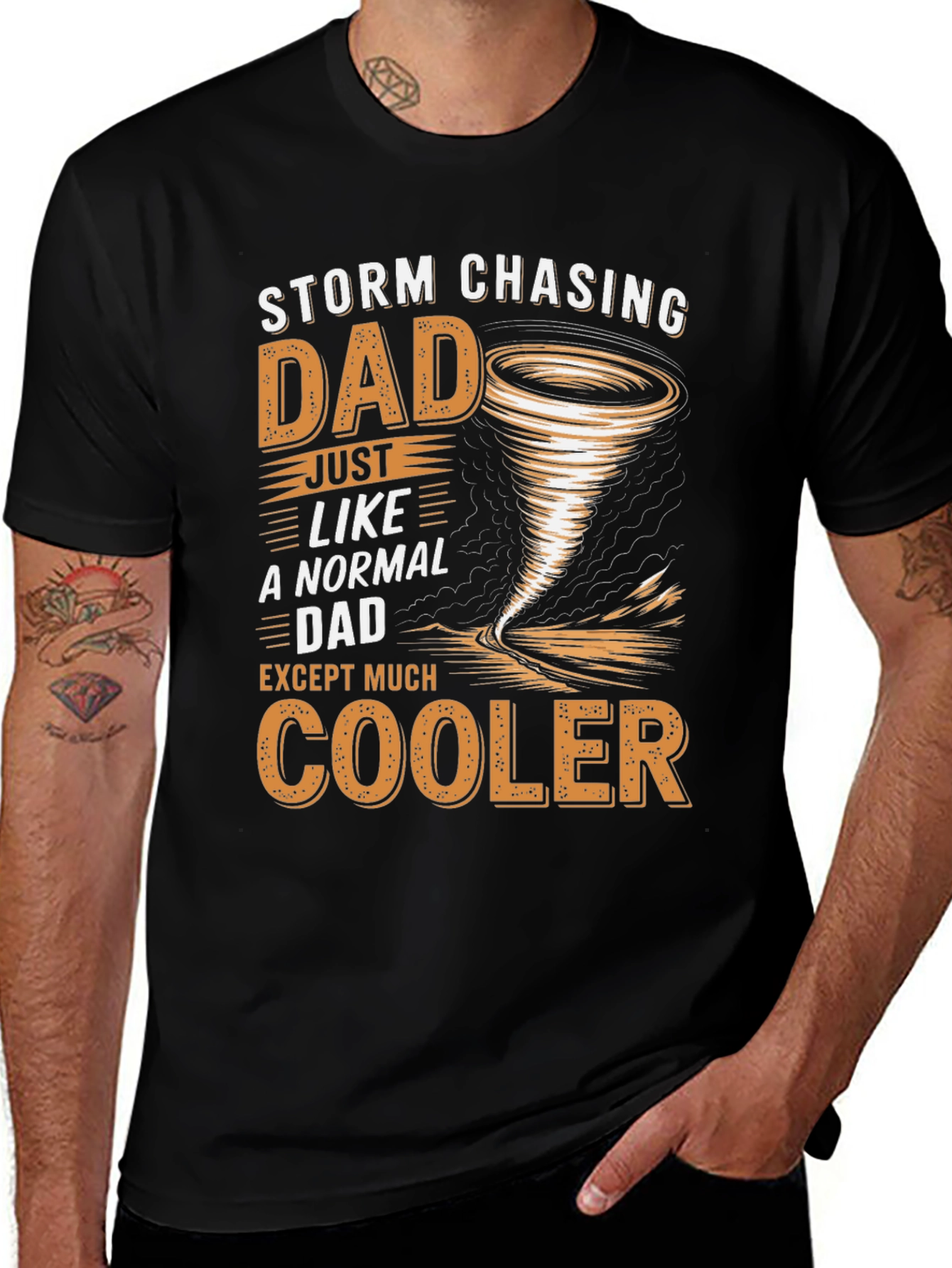 Storm Chasing Dad Graphic T-Shirt