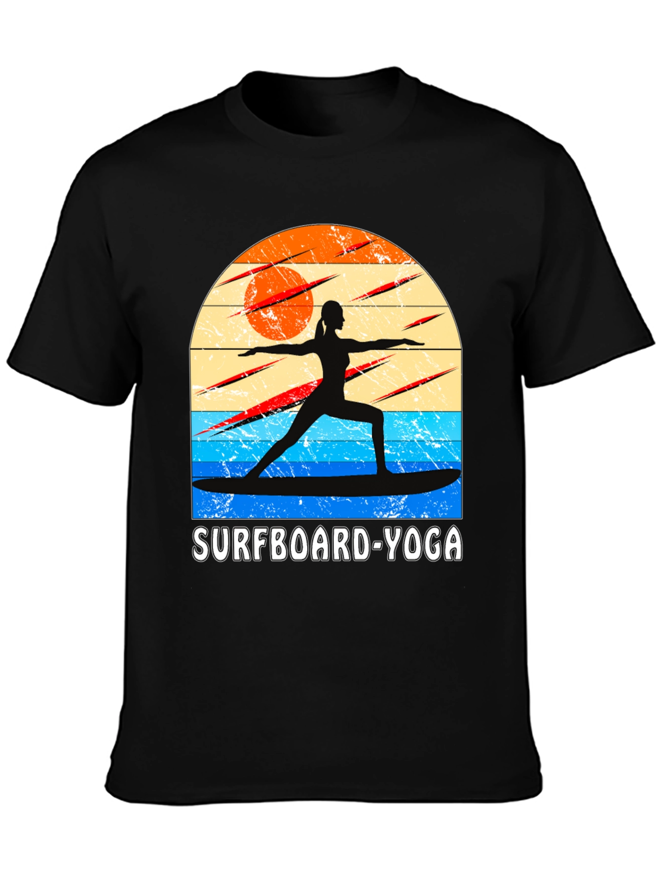 Surfboard Yoga Graphic Tee