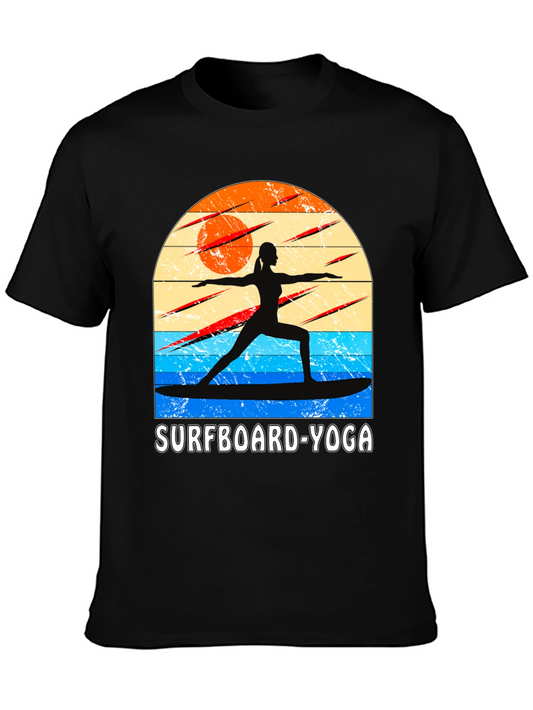 Surfboard Yoga Graphic Tee