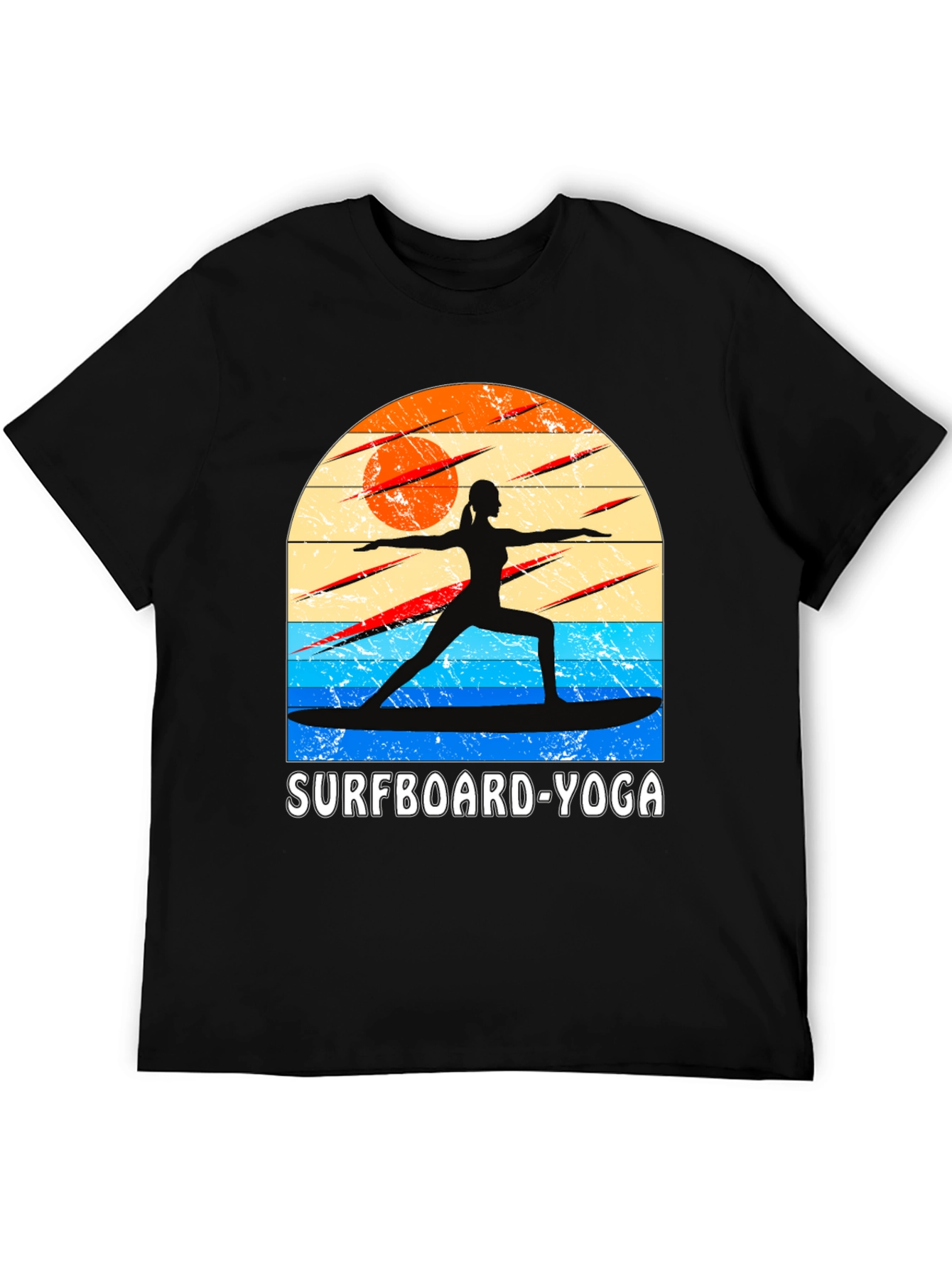 Surfboard Yoga Graphic Tee