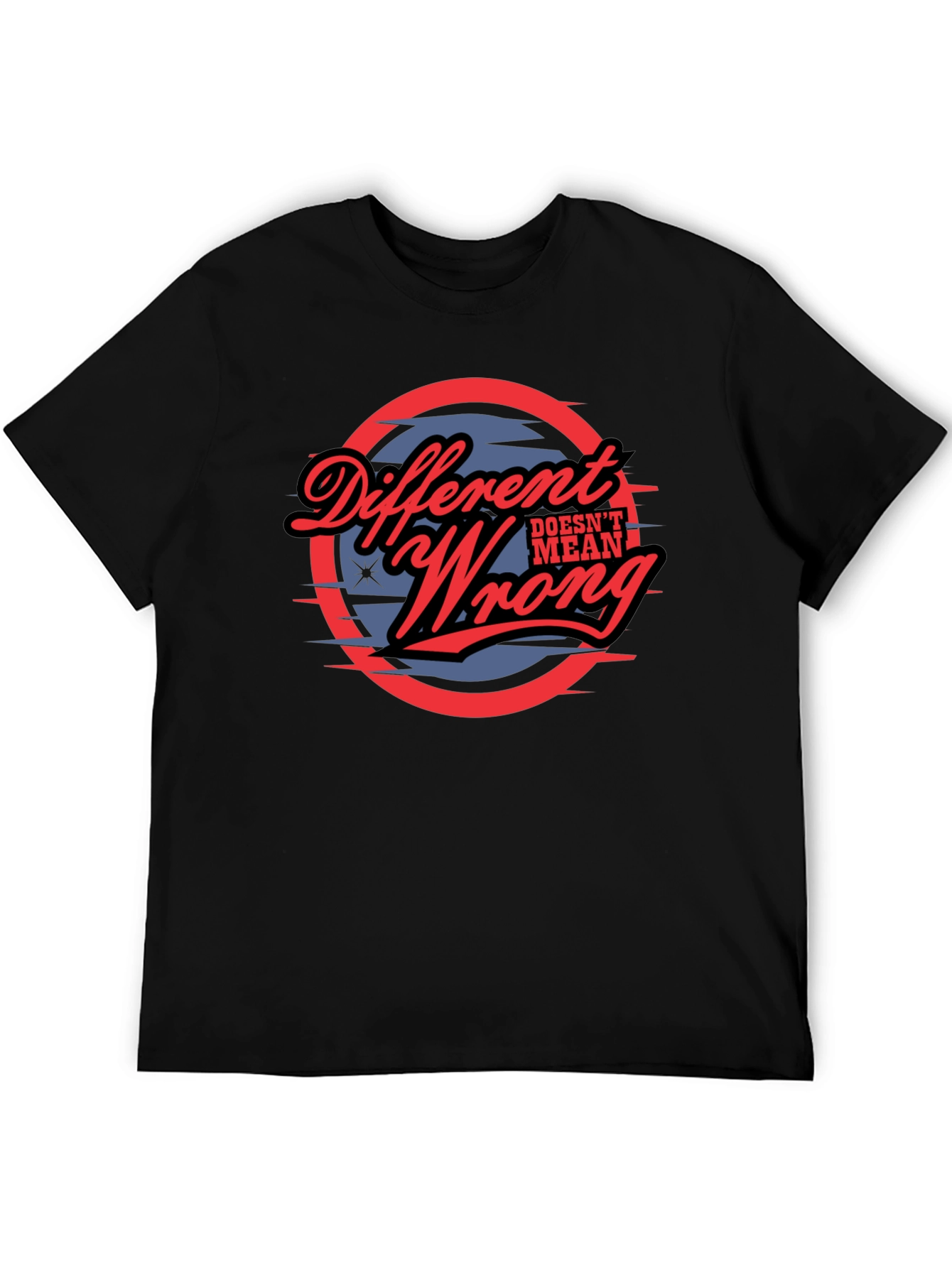 Different Doesnt Mean Wrong Graphic Tee