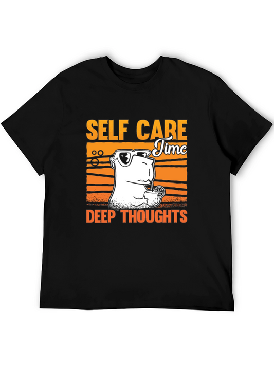 Self Care Time T-Shirt - Deep Thoughts Graphic Tee