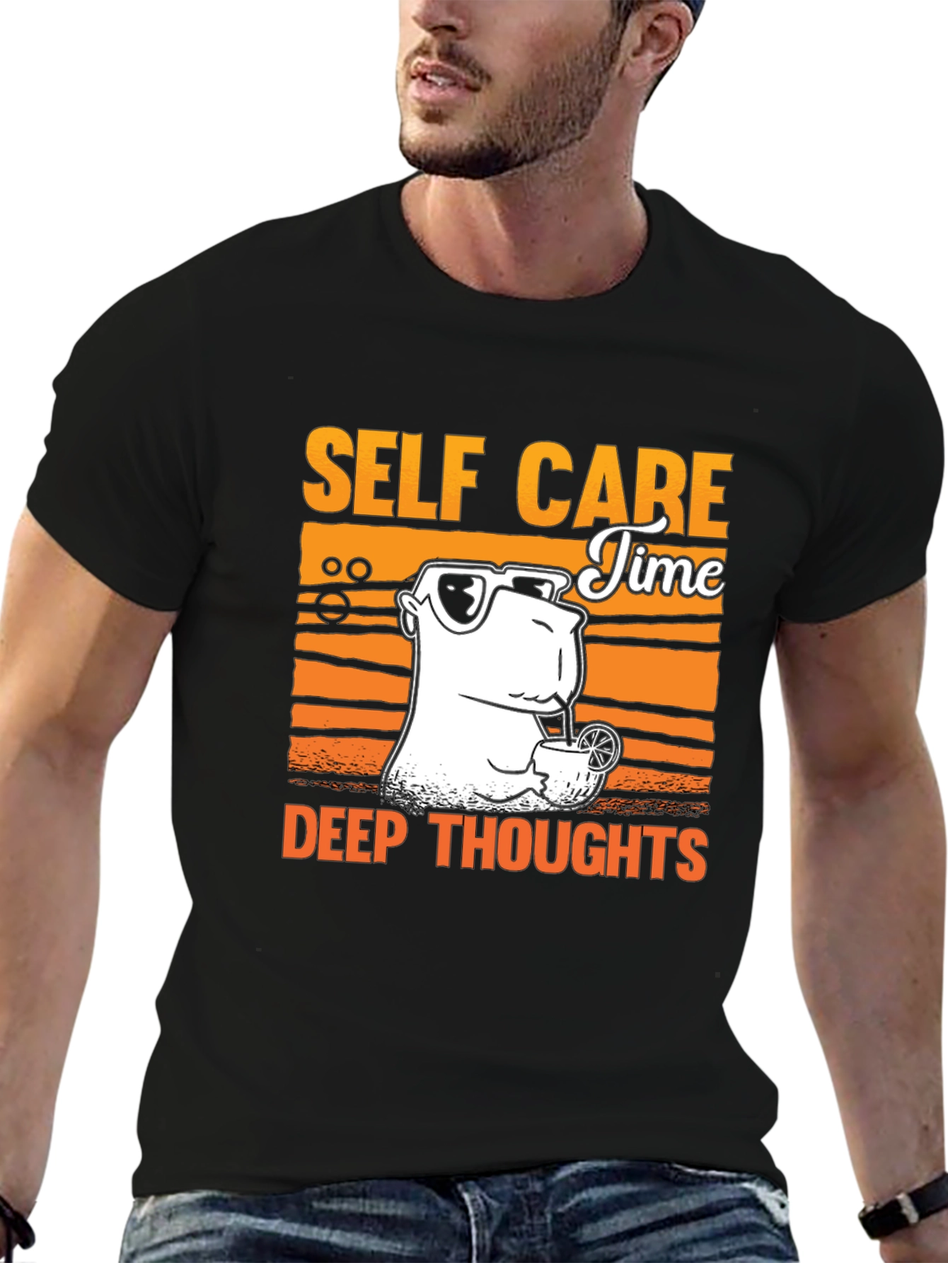 Self Care Time T-Shirt - Deep Thoughts Graphic Tee