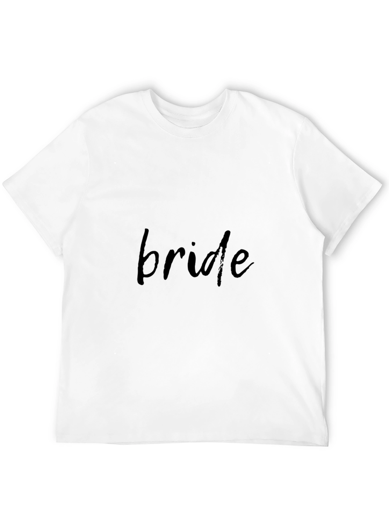 Bride Crew Neck T-Shirt - Black