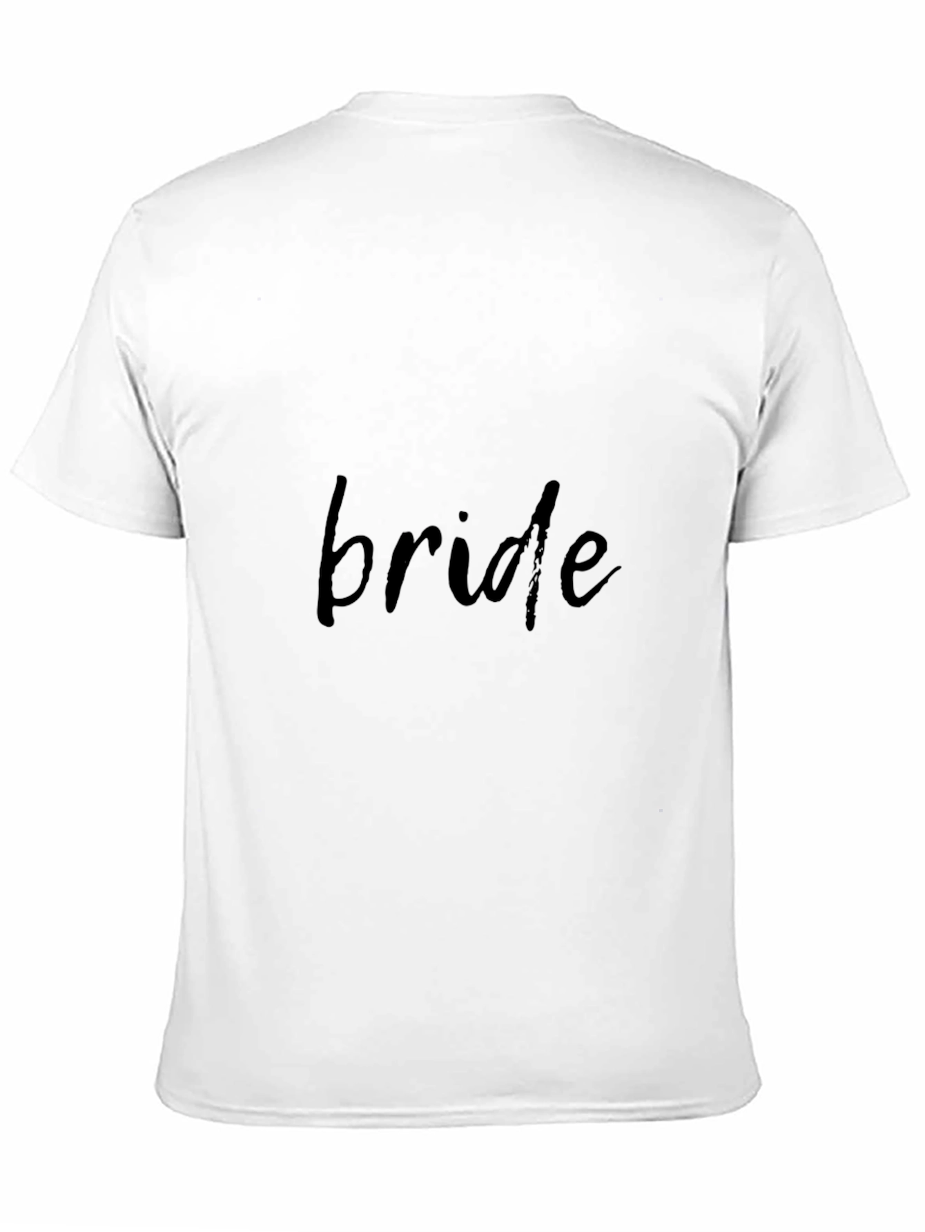 Bride Crew Neck T-Shirt - Black