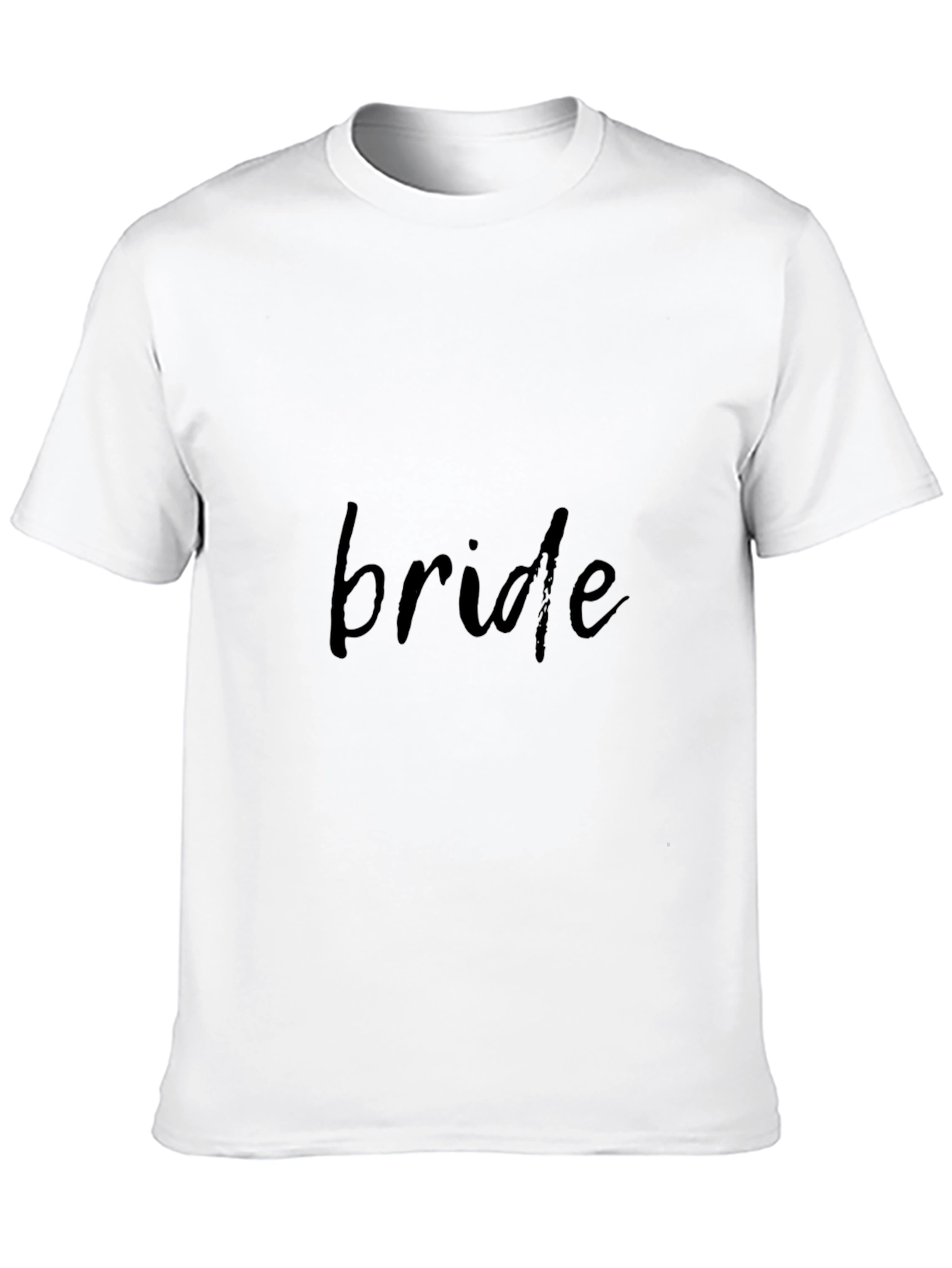 Bride Crew Neck T-Shirt - Black