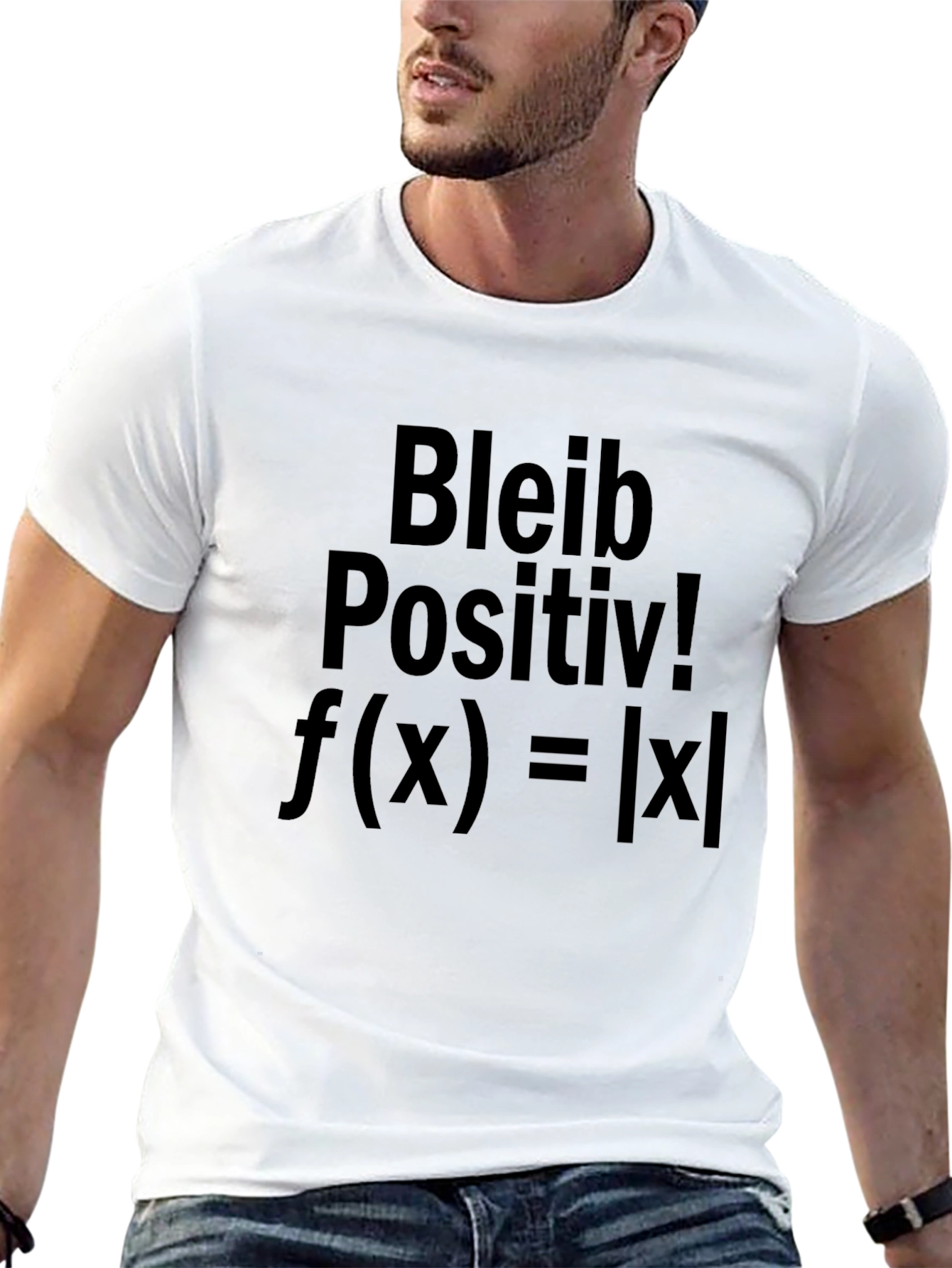 Bleib Positiv! Absolute Value Black T-Shirt