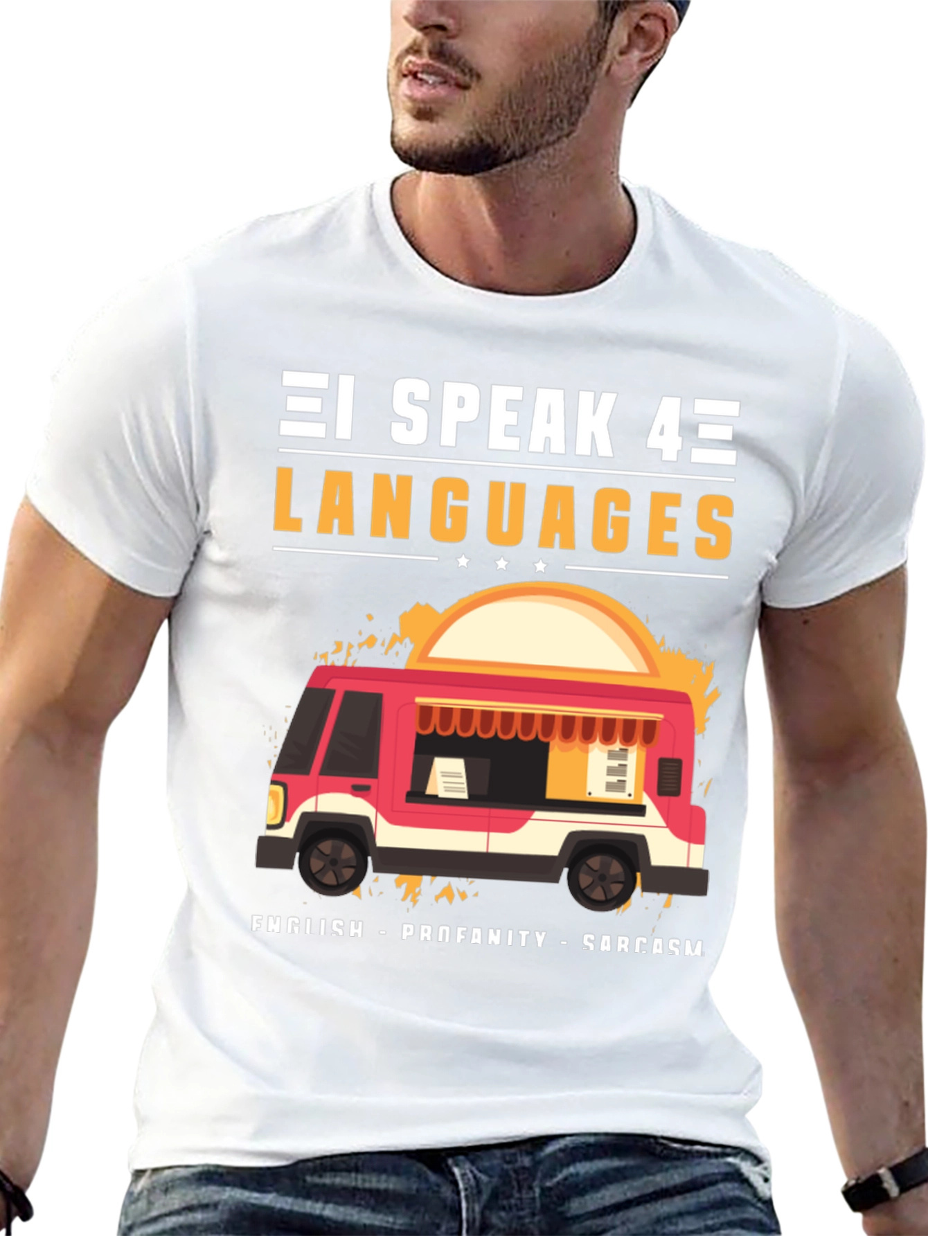 I Speak 4 Languages Graphic Tee