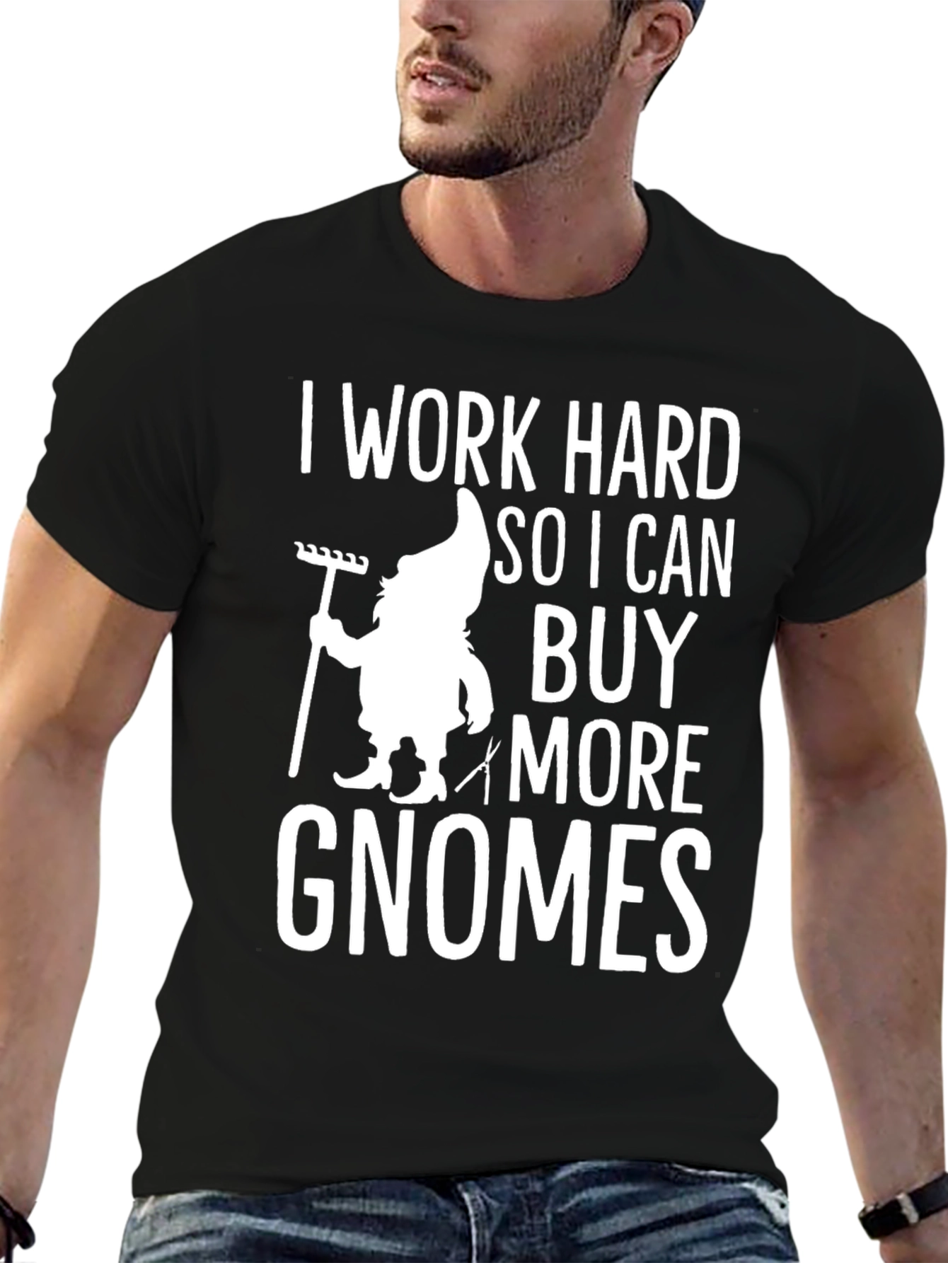 I Work Hard for Gnomes Tee