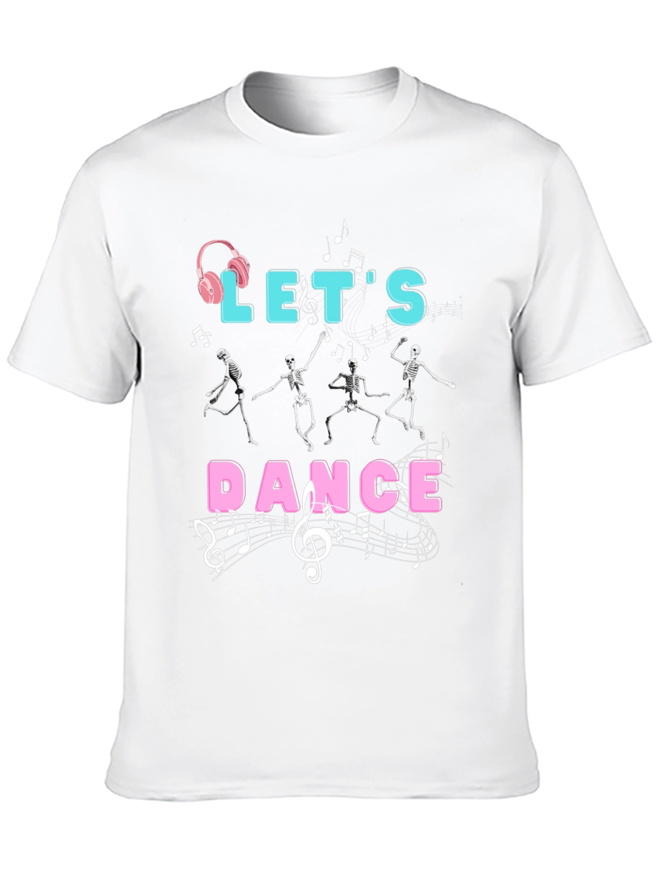 Lets Dance Skeleton Graphic T-Shirt