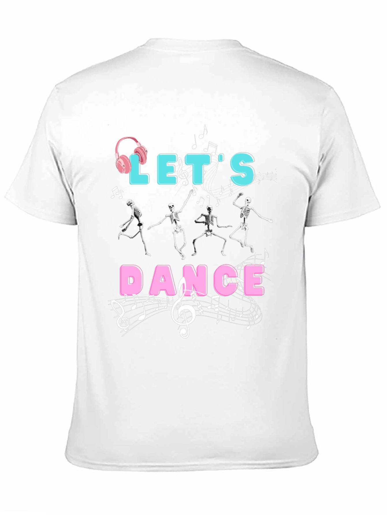 Lets Dance Skeleton Graphic T-Shirt