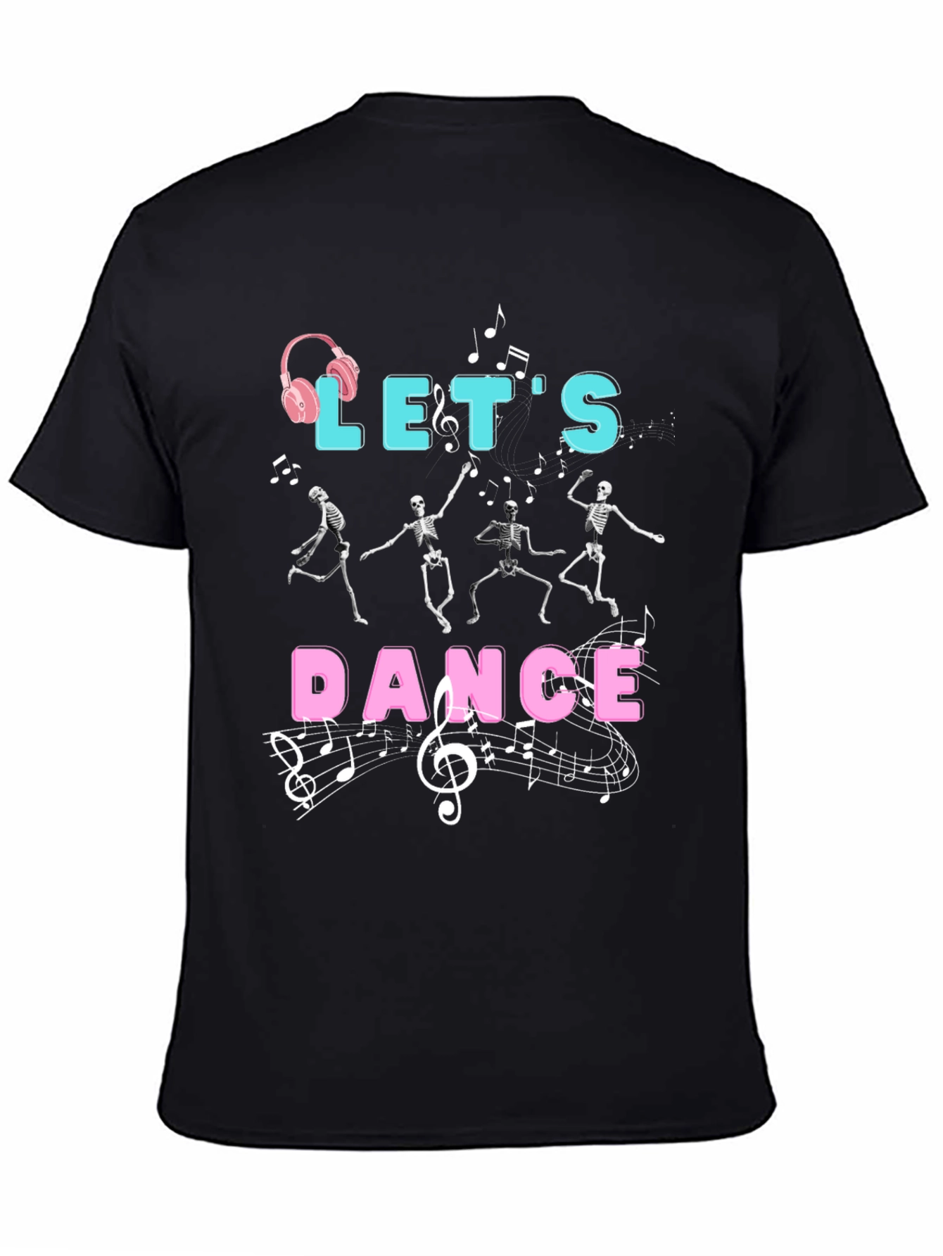 Lets Dance Skeleton Graphic T-Shirt
