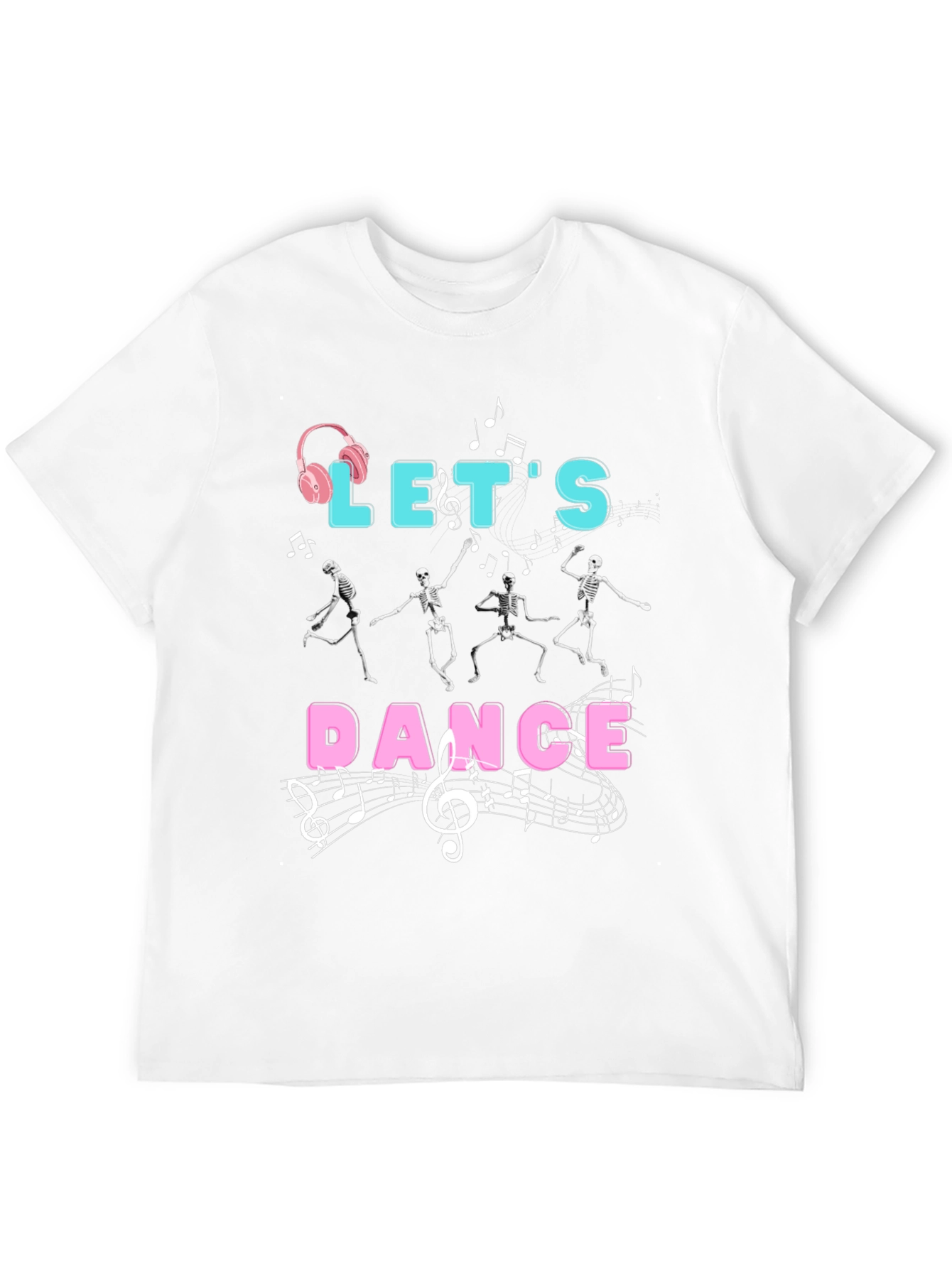 Lets Dance Skeleton Graphic T-Shirt