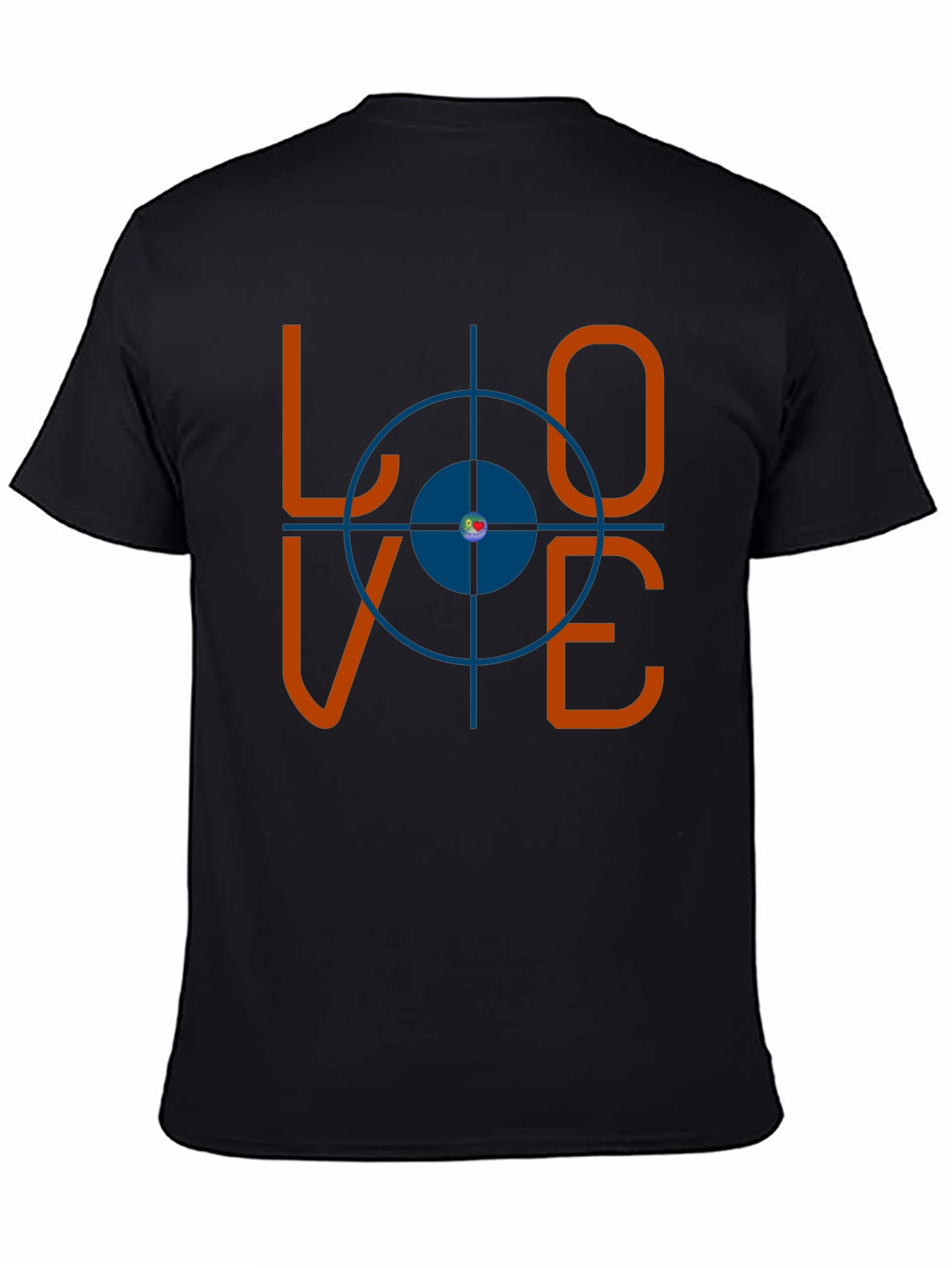 Love Target Graphic Tee - Mens Black T-Shirt