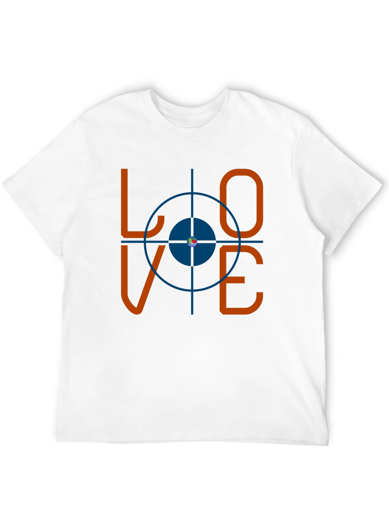 Love Target Graphic Tee - Mens Black T-Shirt