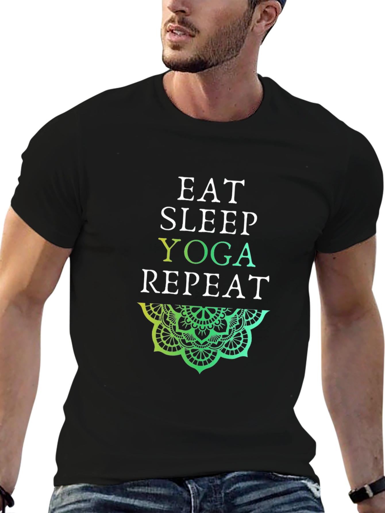 Eat Sleep Yoga Repeat T-Shirt
