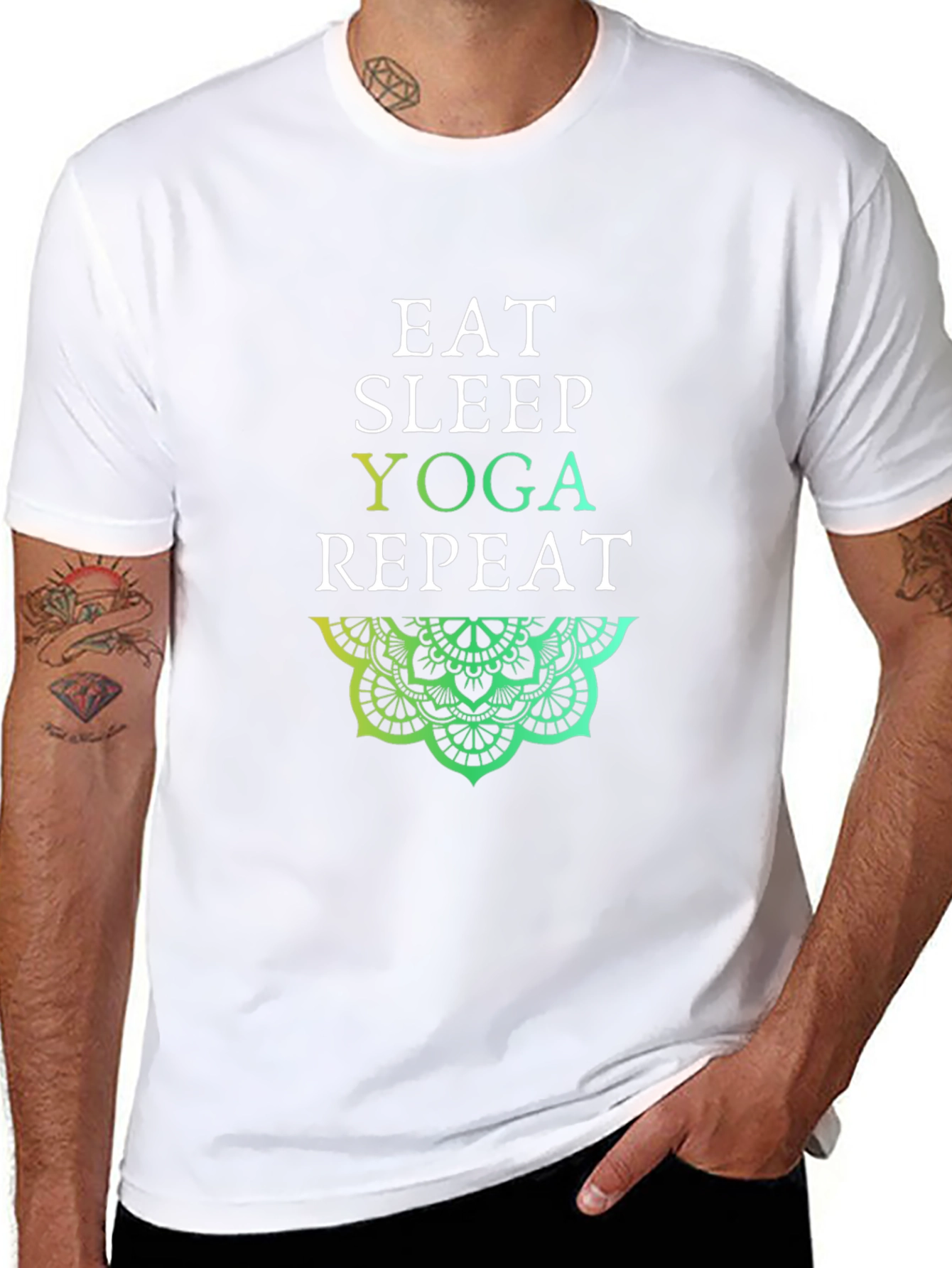 Eat Sleep Yoga Repeat T-Shirt
