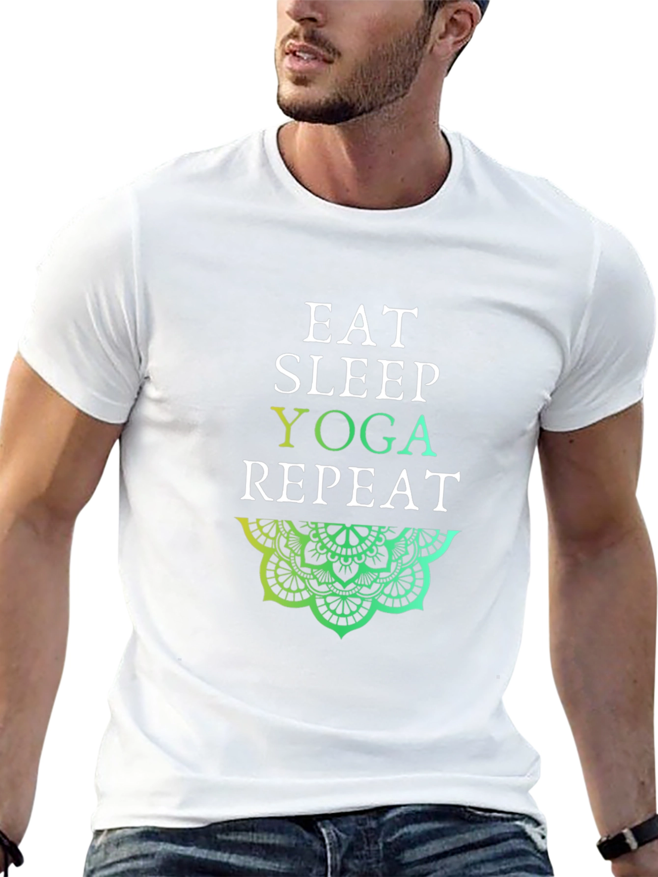 Eat Sleep Yoga Repeat T-Shirt