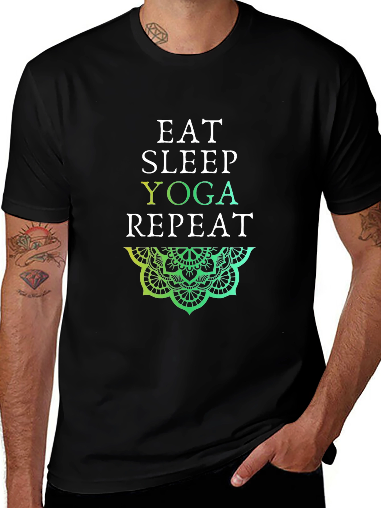 Eat Sleep Yoga Repeat T-Shirt