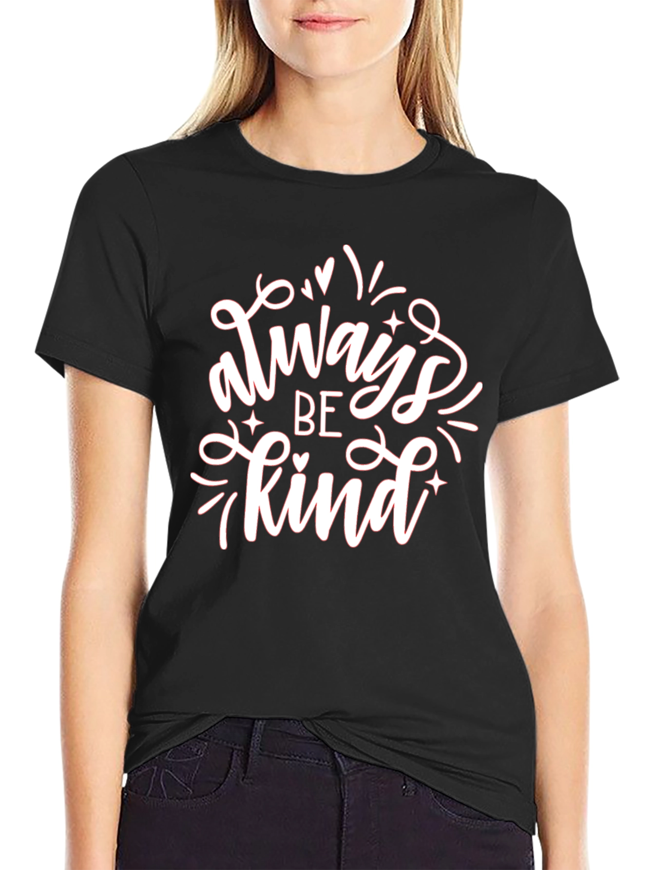 Always Be Kind Graphic Tee - Soft Cotton Blend