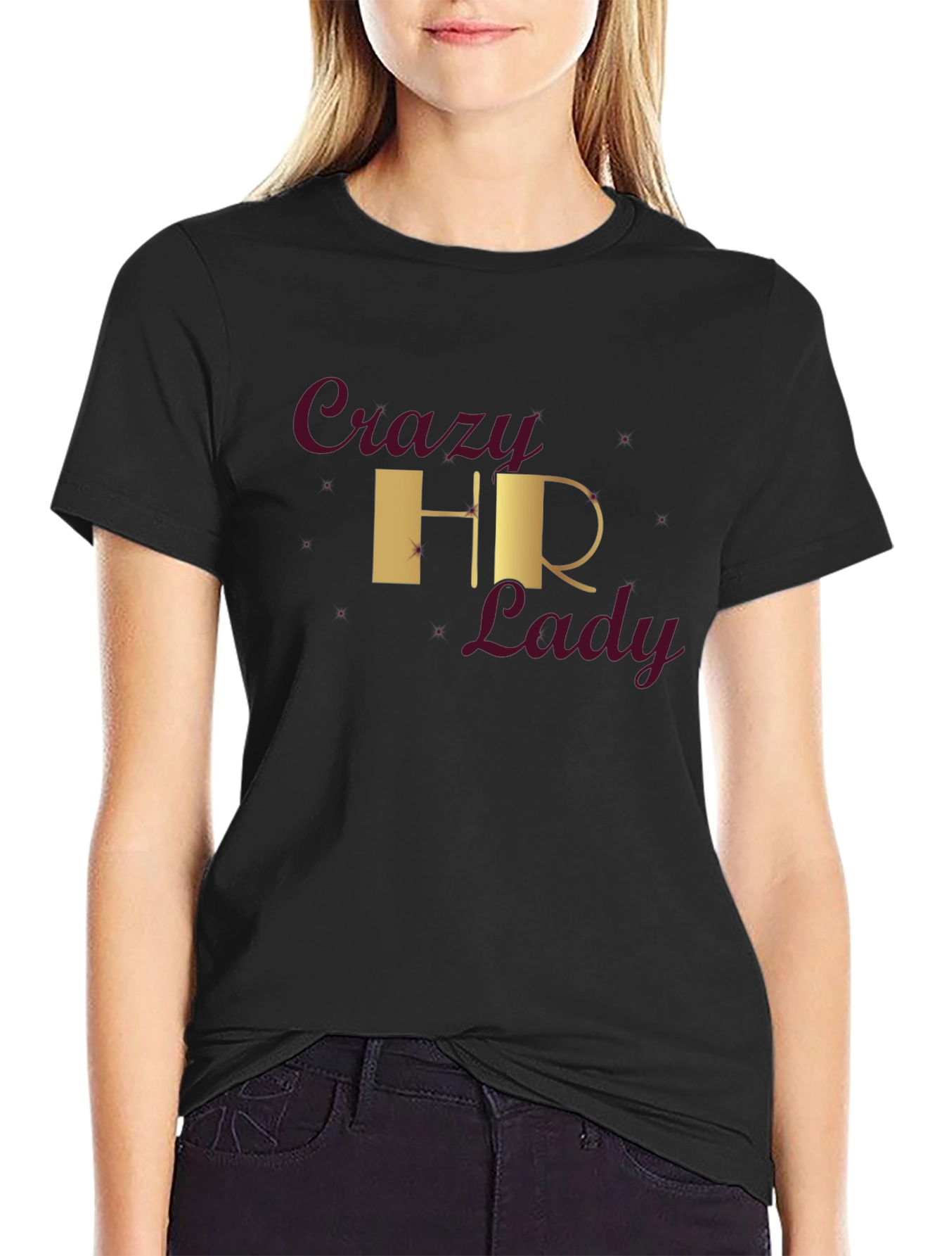 Crazy HR Lady Graphic Tee