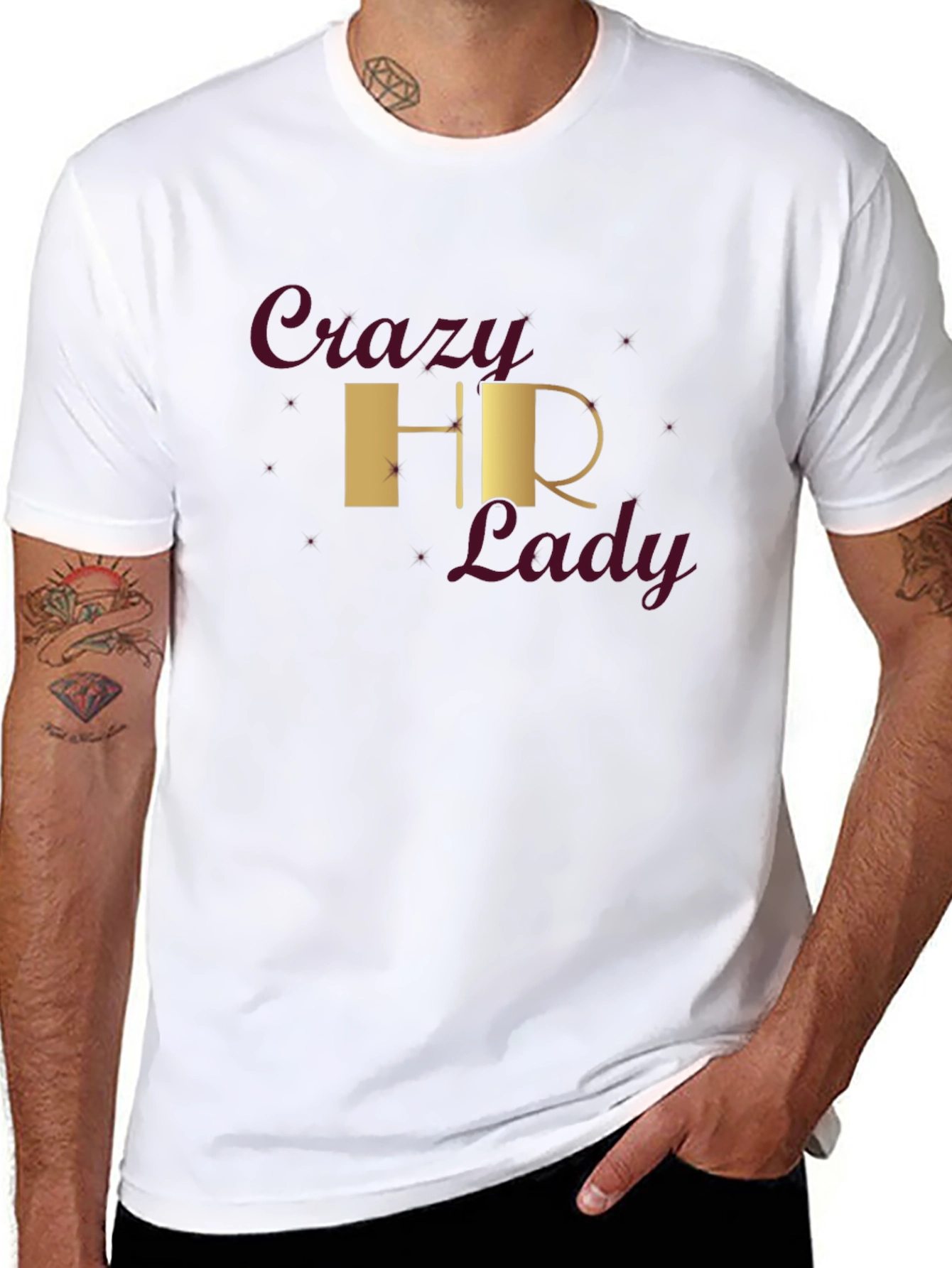 Crazy HR Lady Graphic Tee