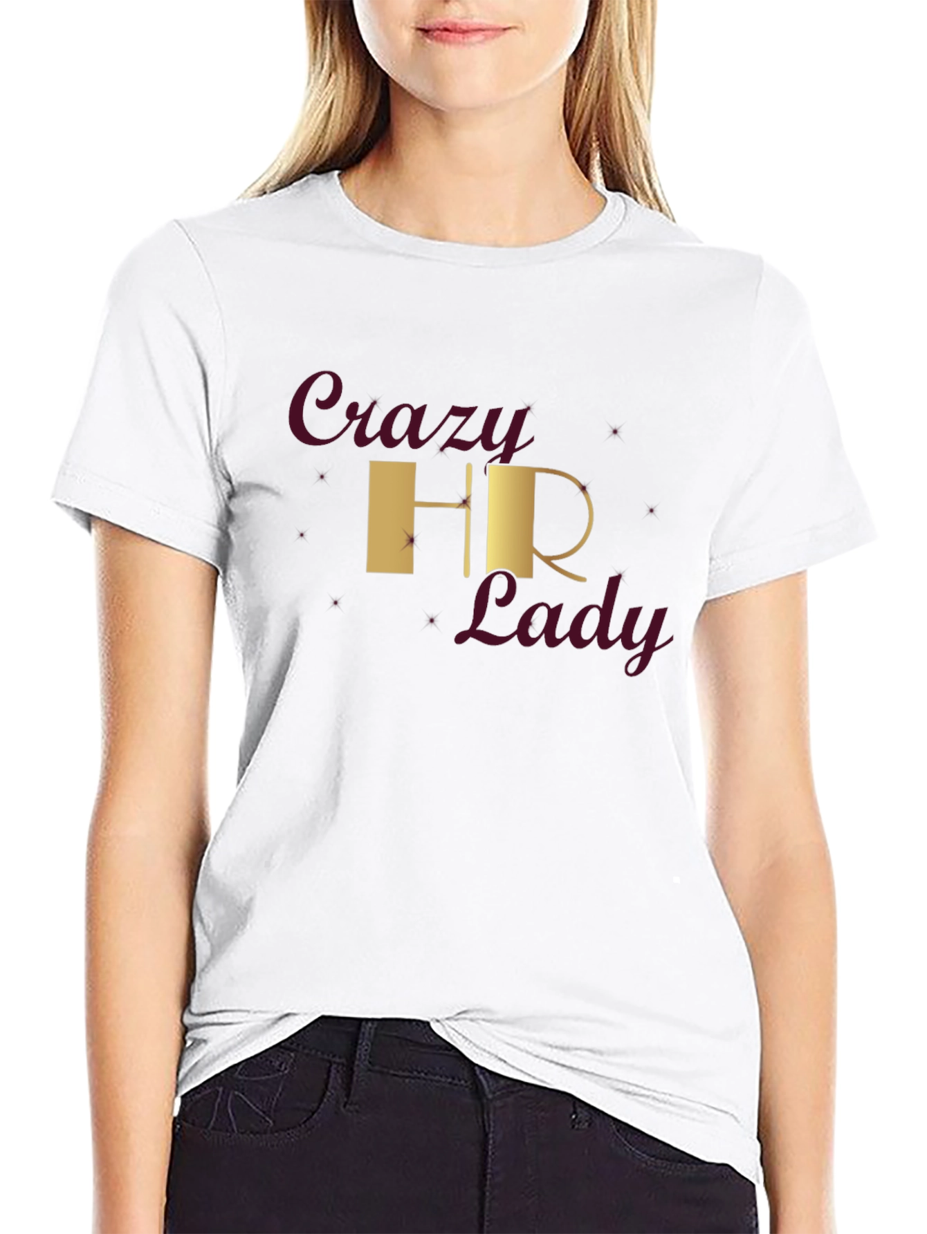 Crazy HR Lady Graphic Tee
