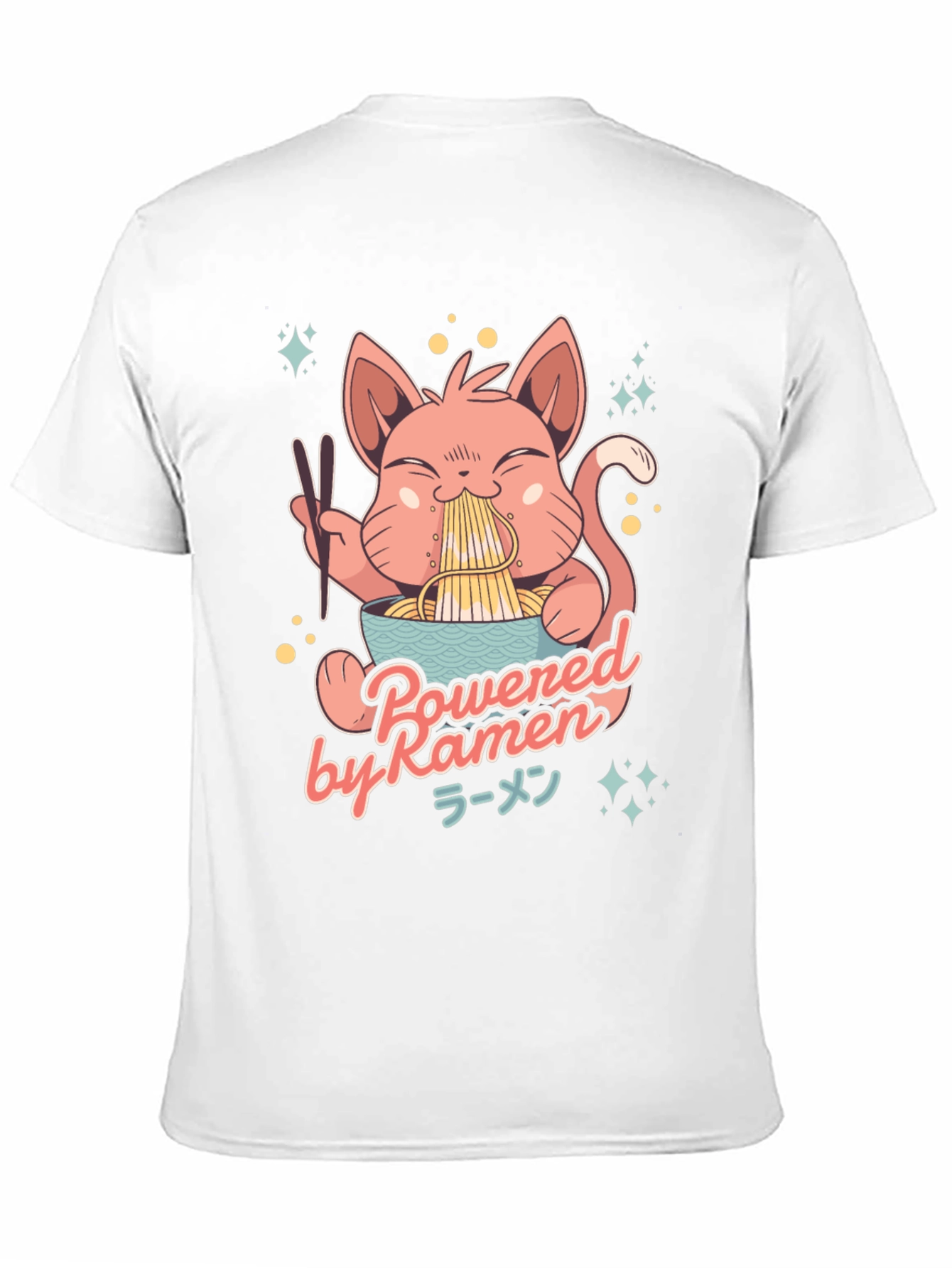 Ramen Cat Graphic T-Shirt