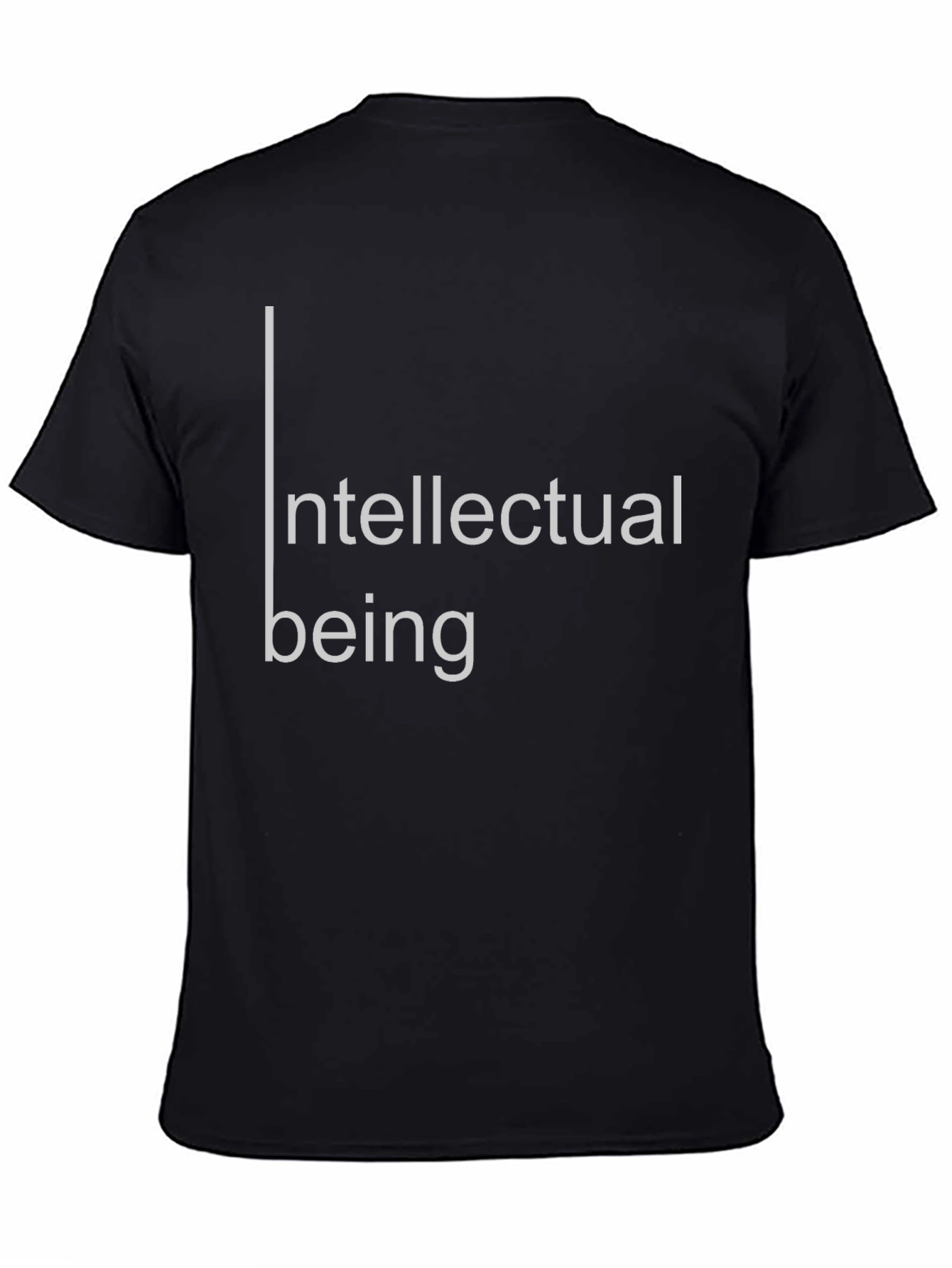 Intellectual Being Black T-Shirt