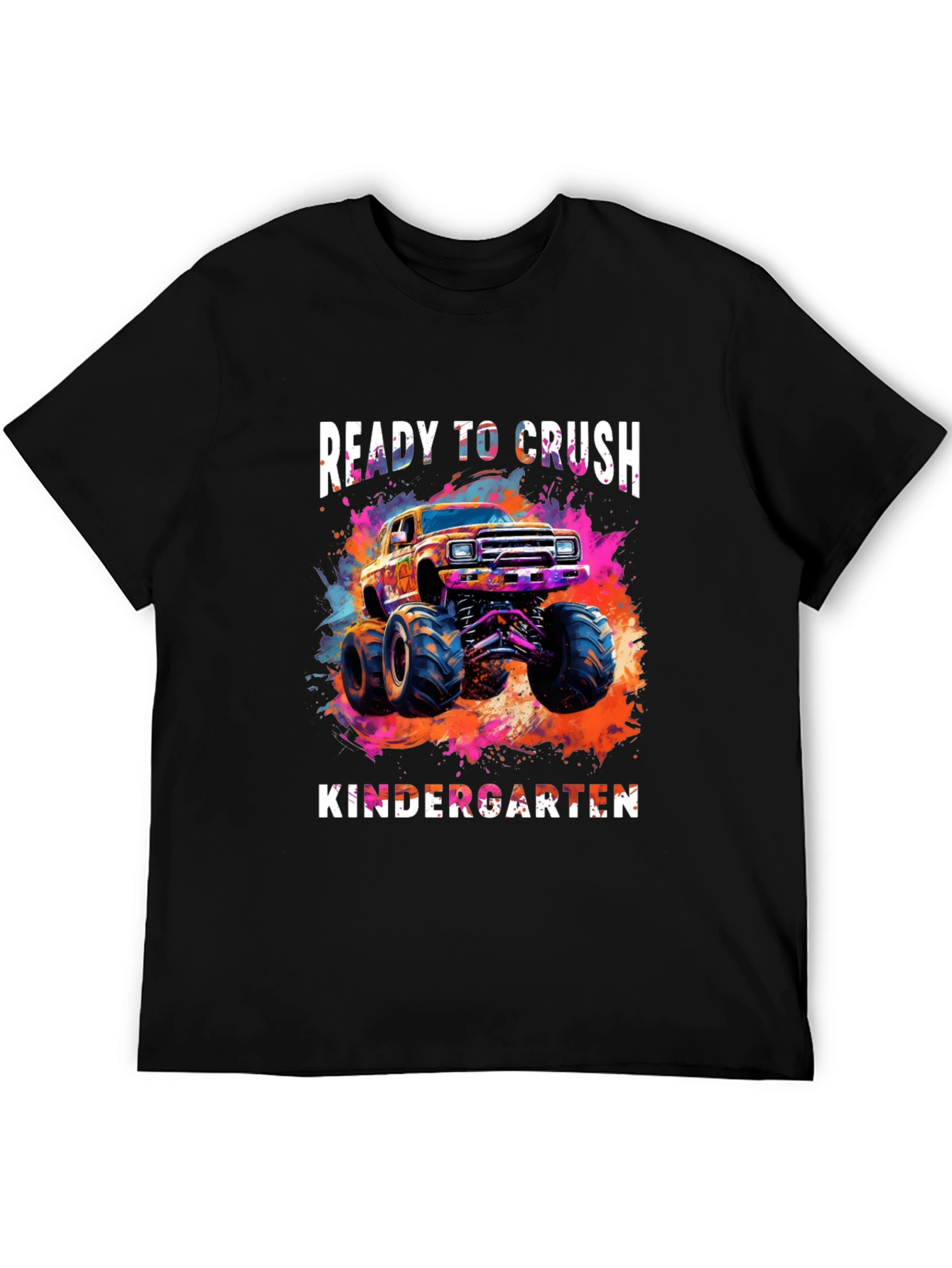 Ready to Crush Kindergarten Monster Truck Tee