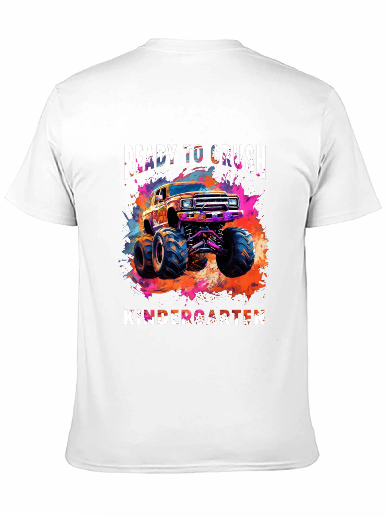 Ready to Crush Kindergarten Monster Truck Tee