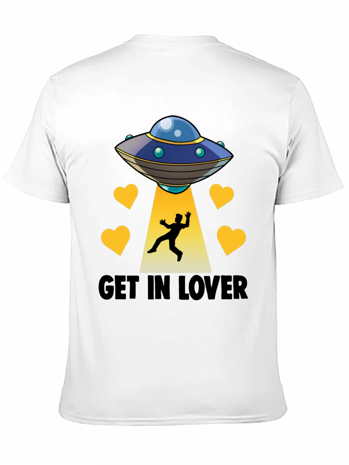 Get In Lover UFO Abduction Graphic Tee