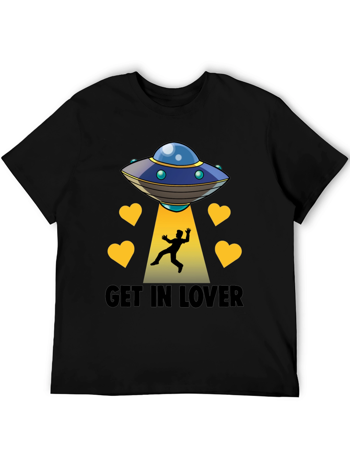 Get In Lover UFO Abduction Graphic Tee