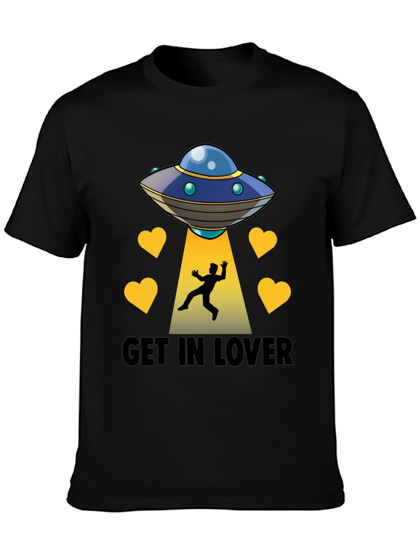 Get In Lover UFO Abduction Graphic Tee