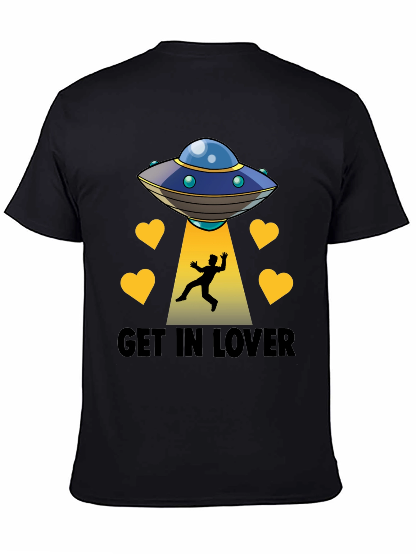 Get In Lover UFO Abduction Graphic Tee