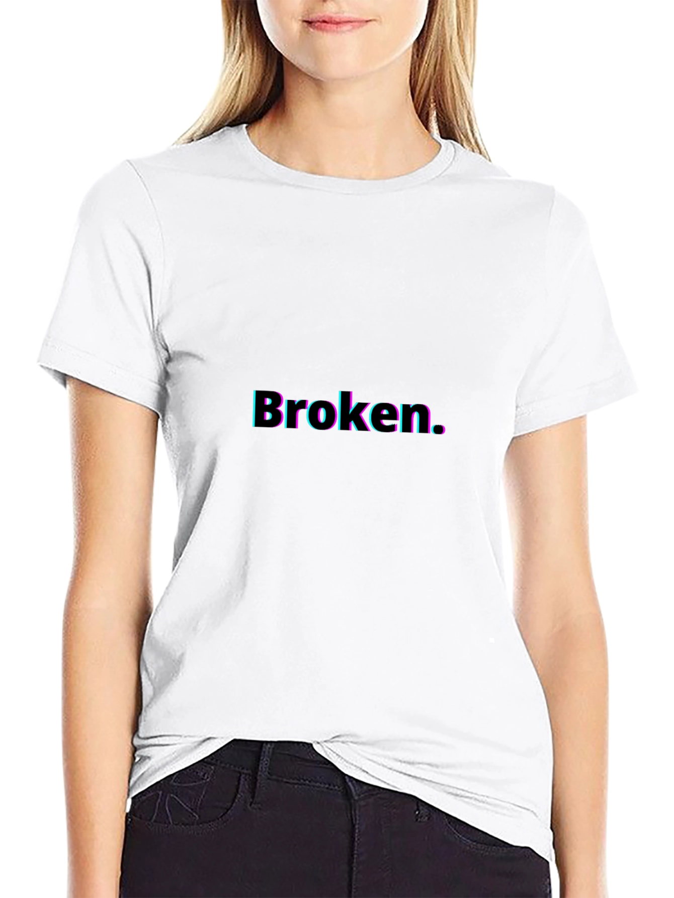 Broken Graphic Tee - Stylish Menswear