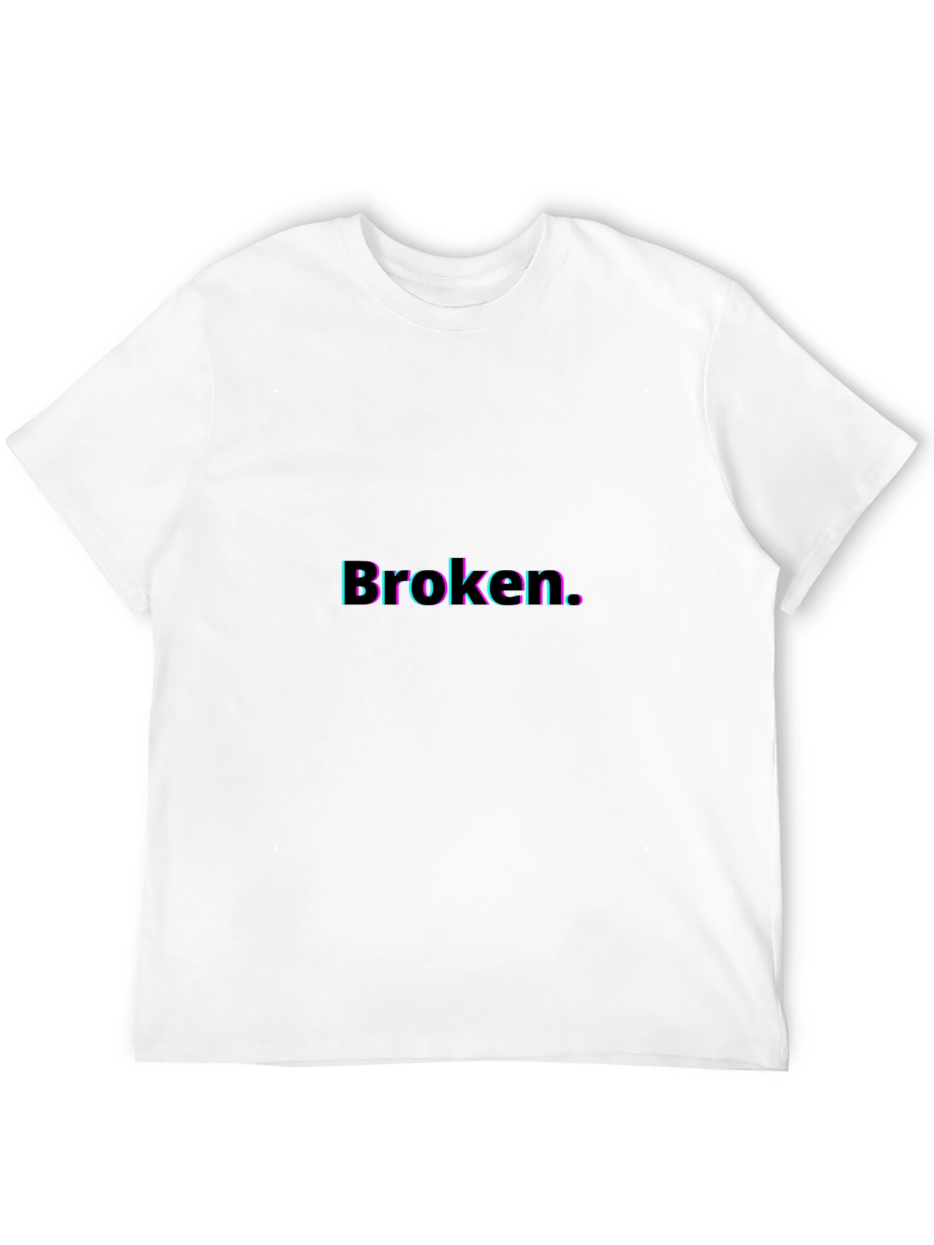 Broken Graphic Tee - Stylish Menswear