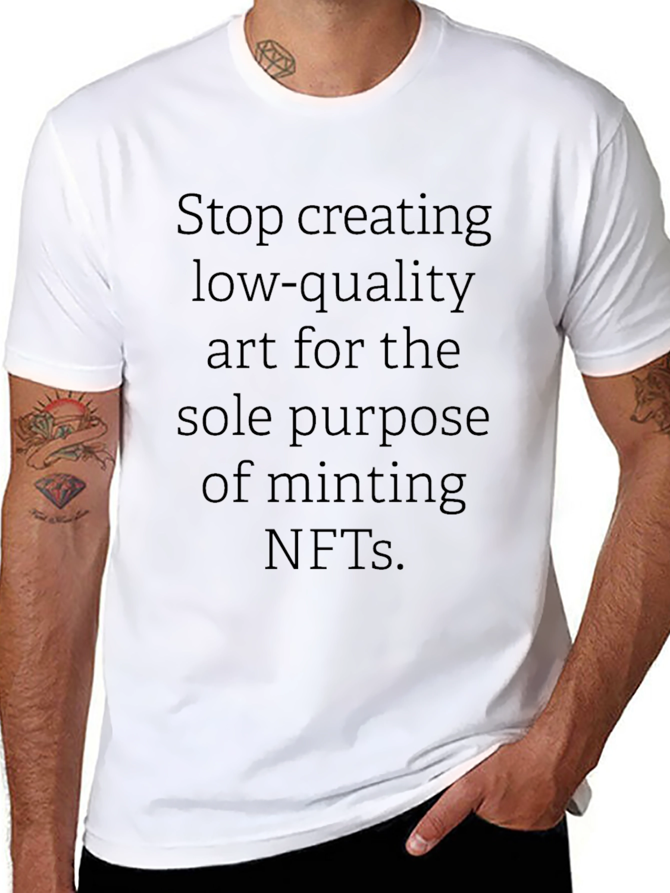 Stop Creating Low-Quality Art T-Shirt