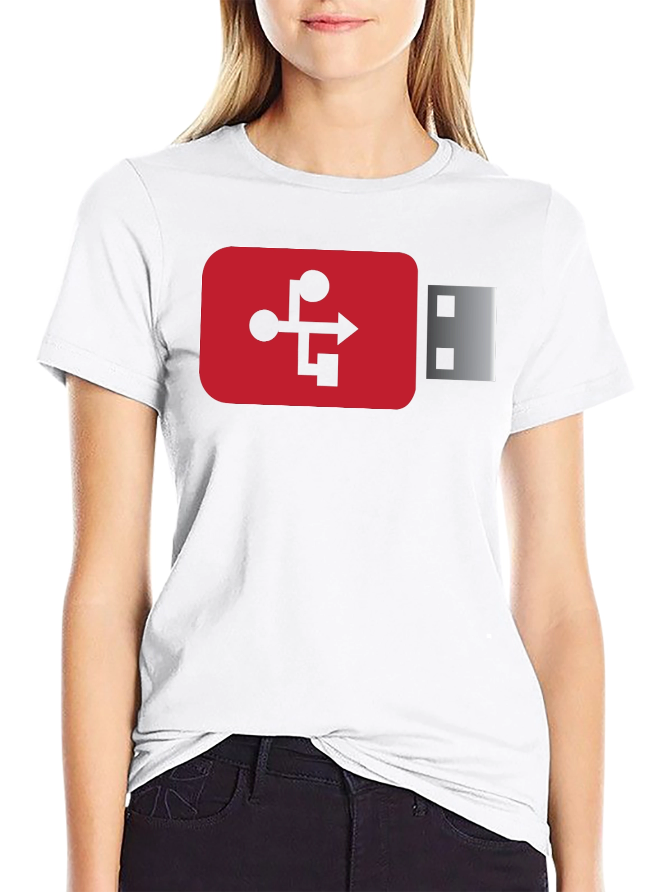 USB Drive Graphic Tee - Geek Chic!
