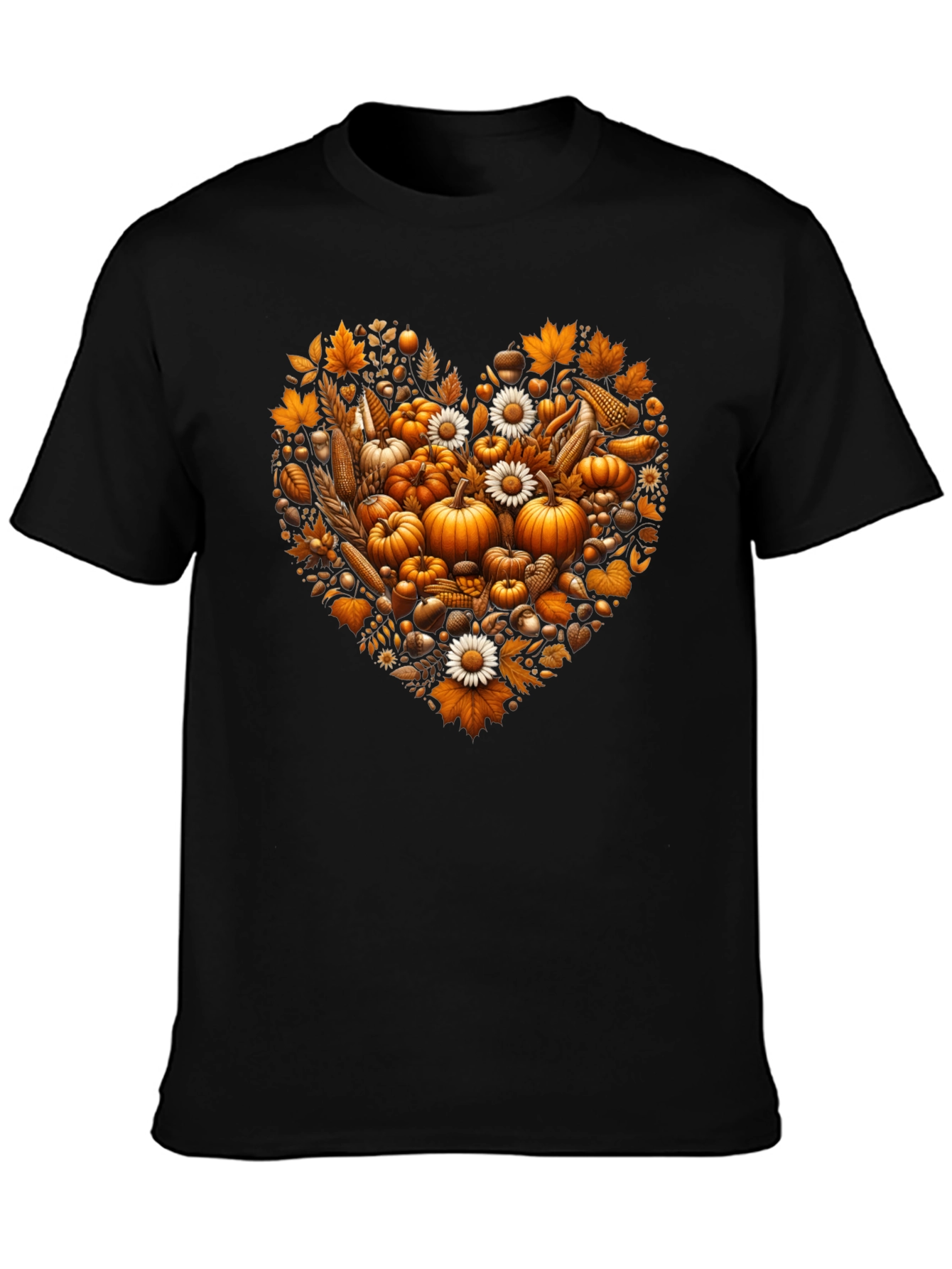 Fall Harvest Heart Graphic Tee