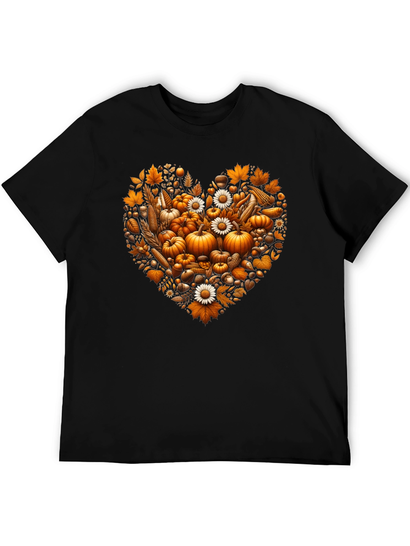 Fall Harvest Heart Graphic Tee
